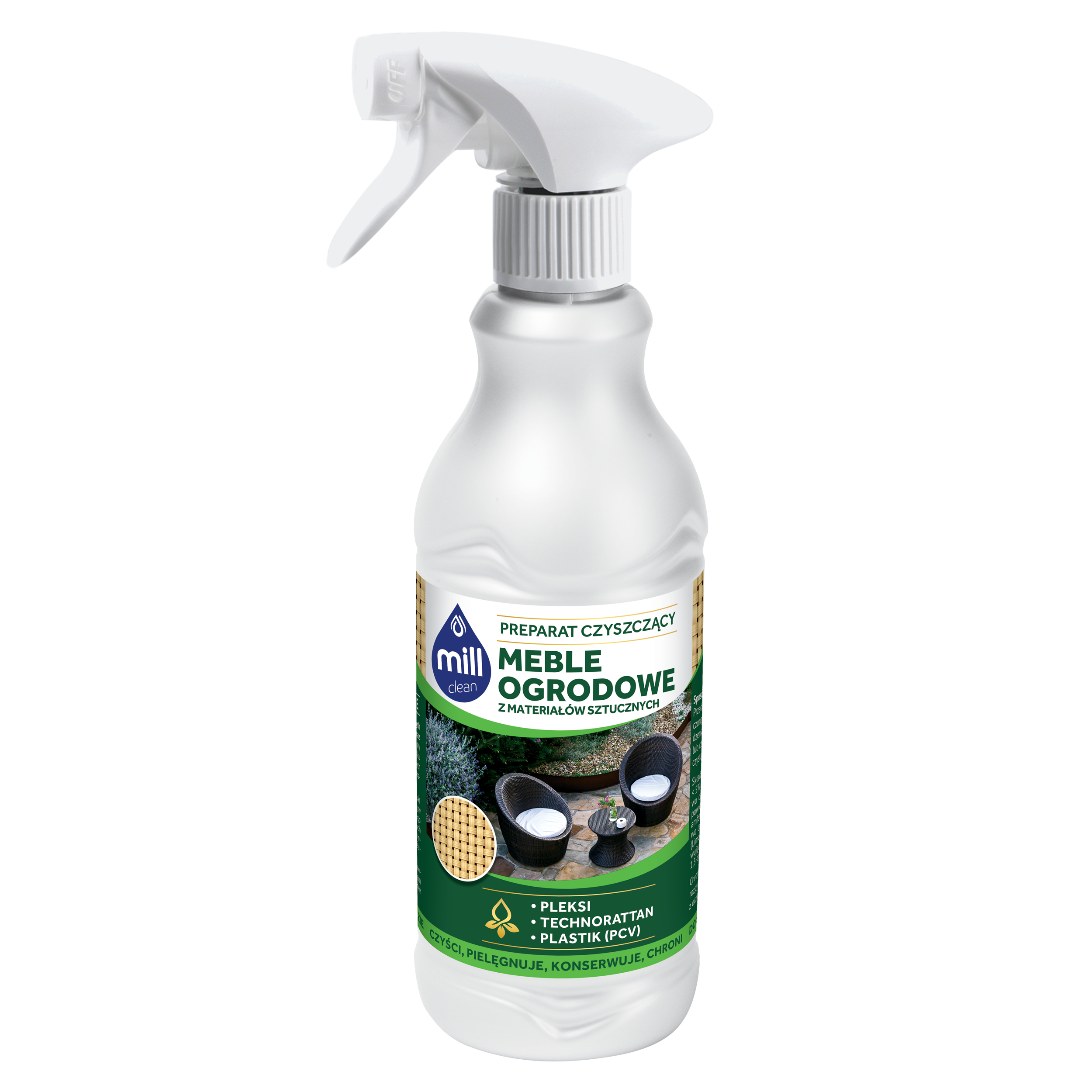 Preparat czyszczący meble ogrodowe 555 ml pleksi technorattan PCV