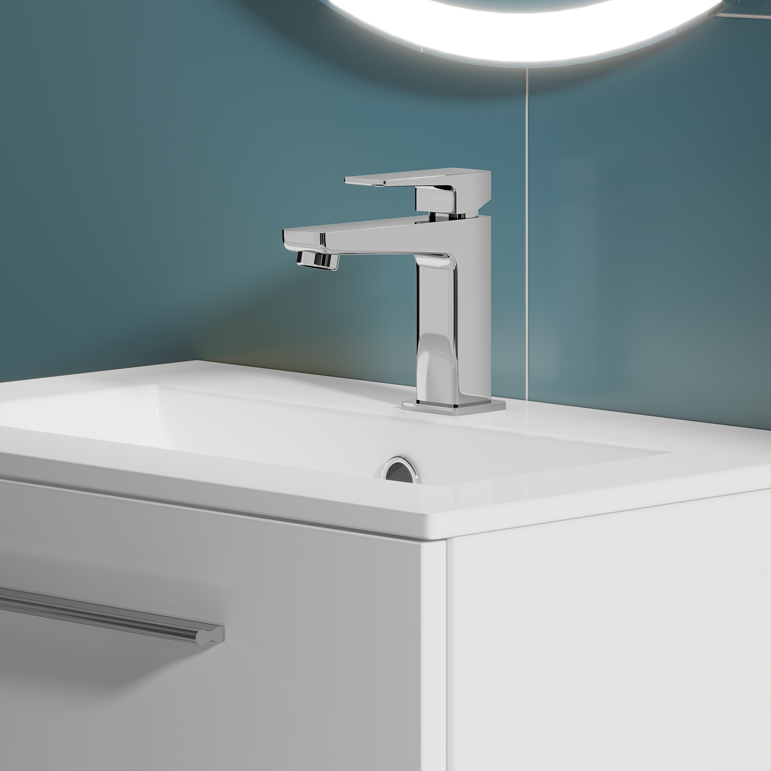 Bateria umywalkowa chrom Saxon Omnires - 2