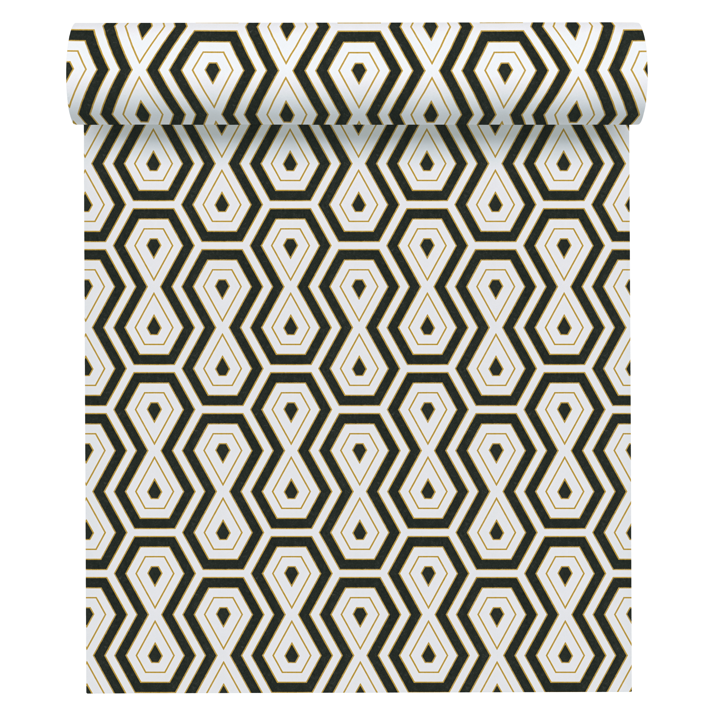 Tapeta Jungle Chic 377075 biało-czarna winylowa na flizelinie - 3