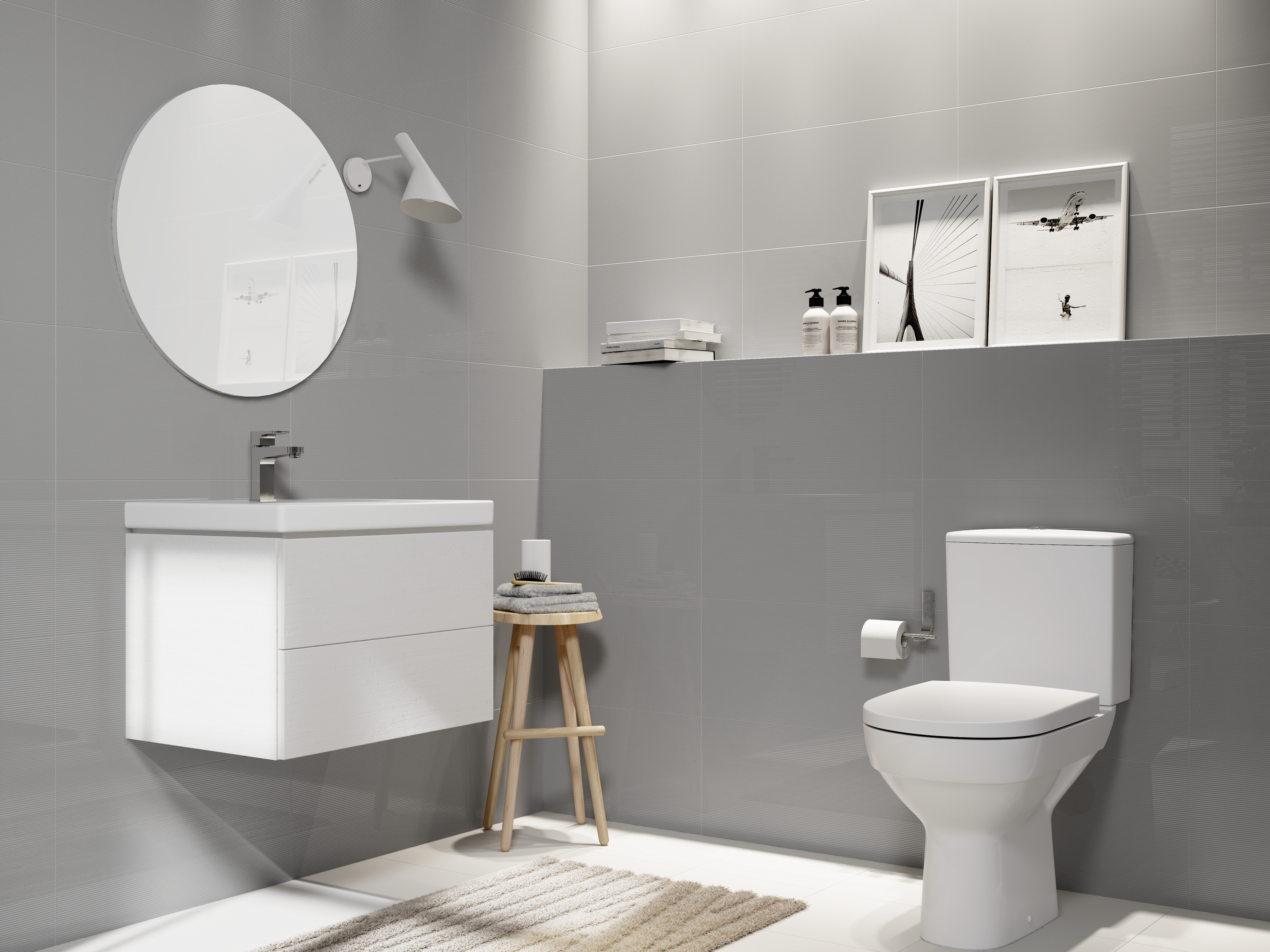WC kompakt poziom Faro Cersanit - 4