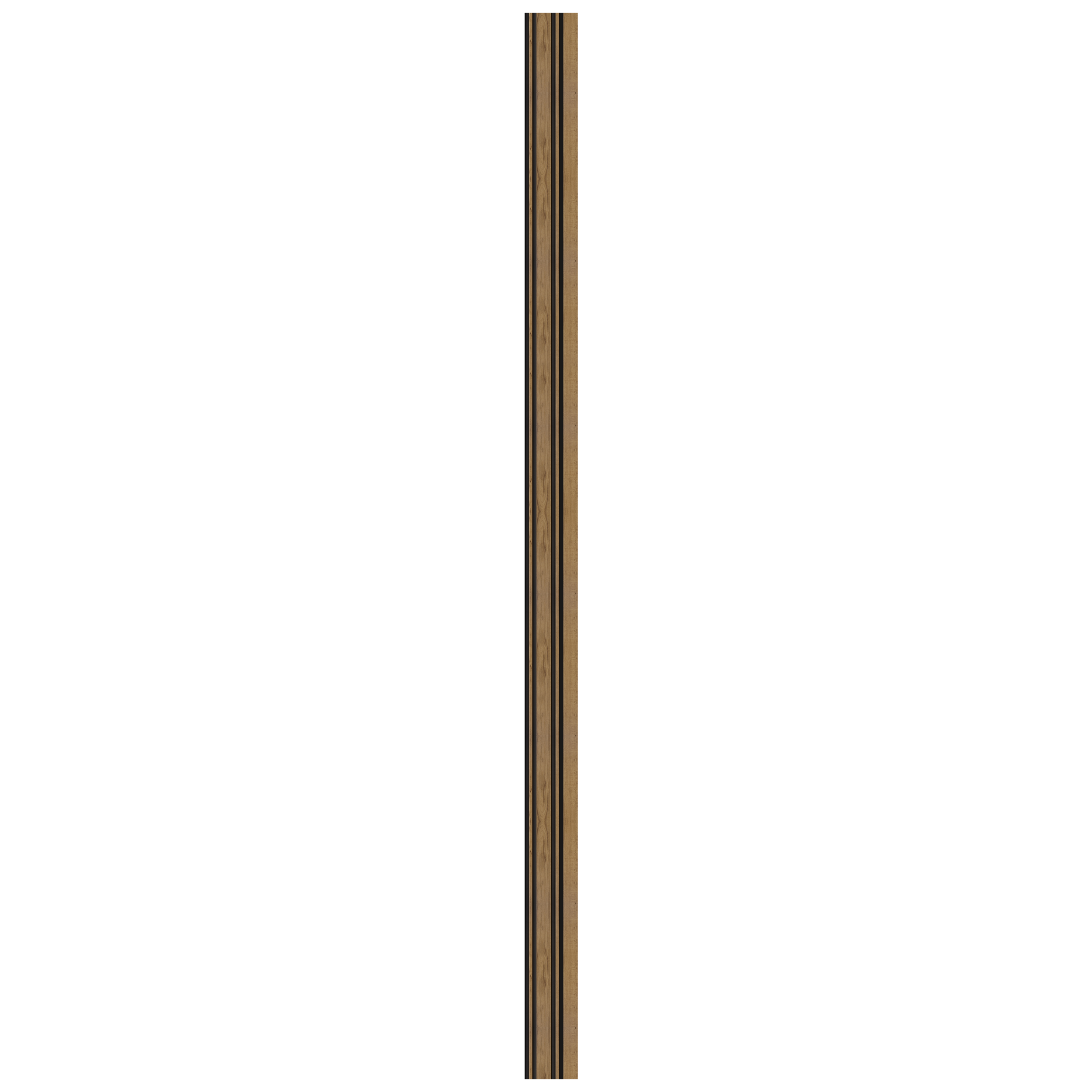 Panele ścienne 3D Lamel PCV Lineo 3 Marron 4 lamele - 3