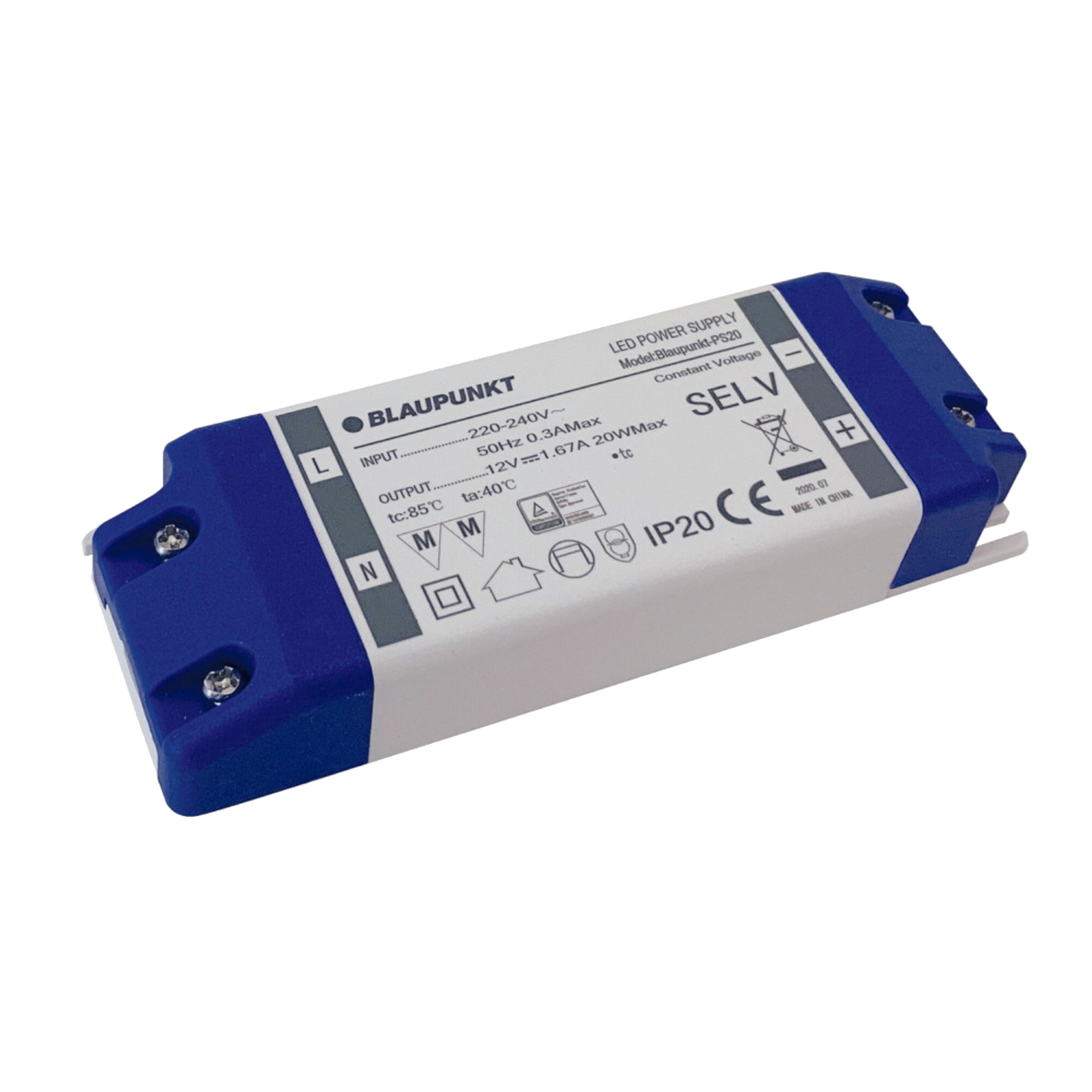 Zasilacz do LED 12 V 20 W IP20 Blaupunkt