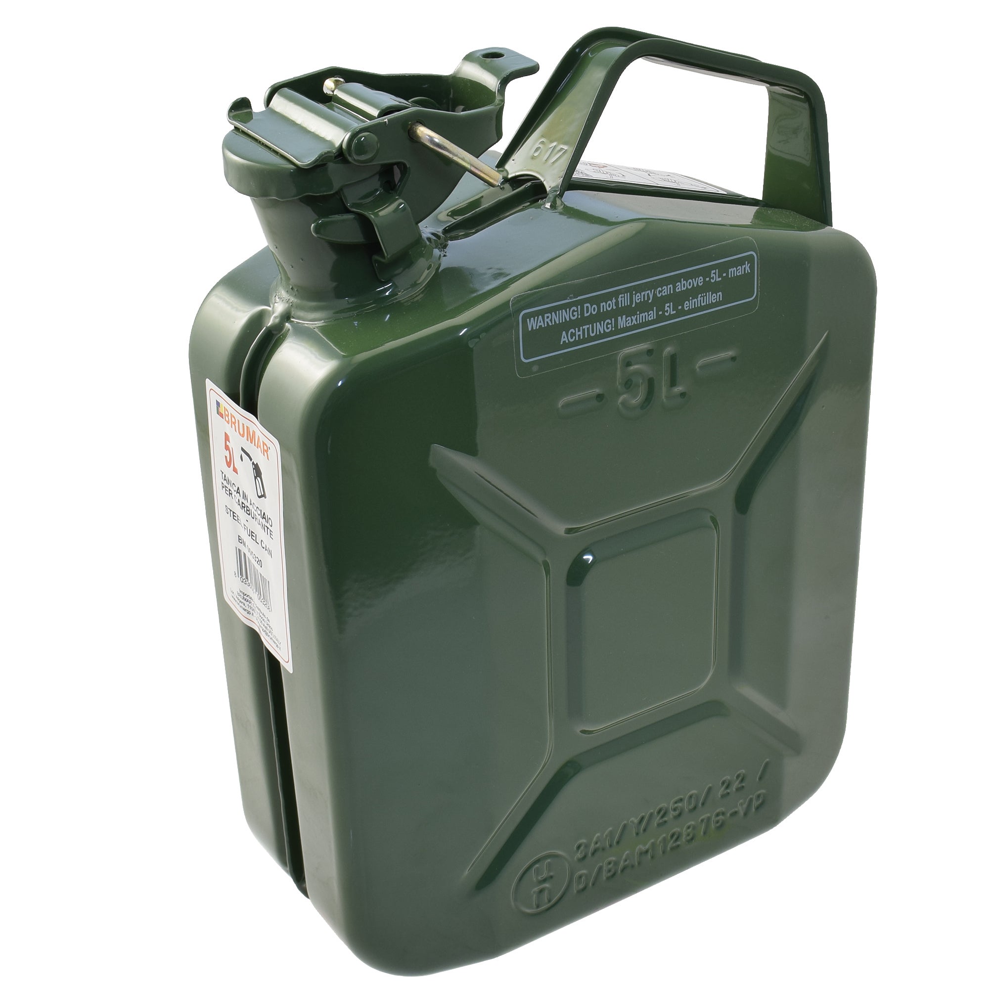 Tanica per idrocarburi in acciaio 5 L - 2