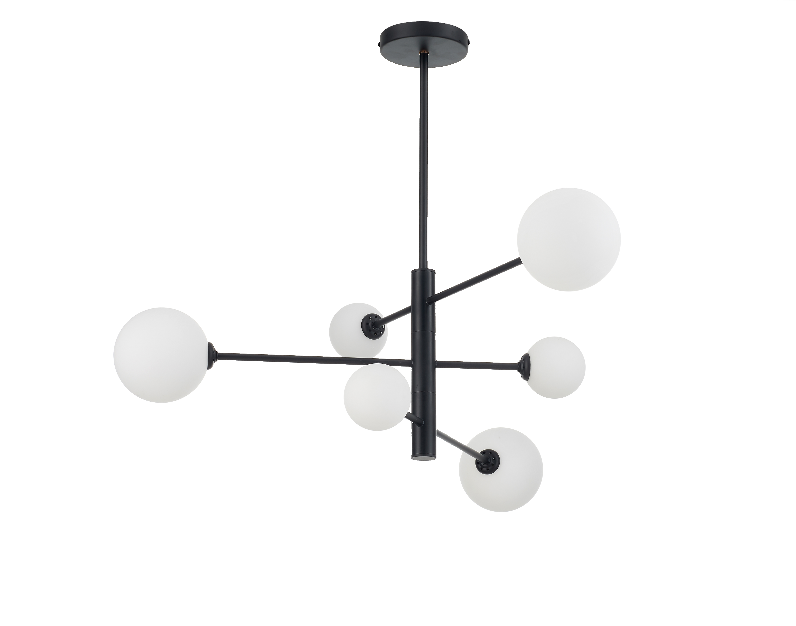 Lampa wisząca Dorado czarna 6 x G9 Light Prestige