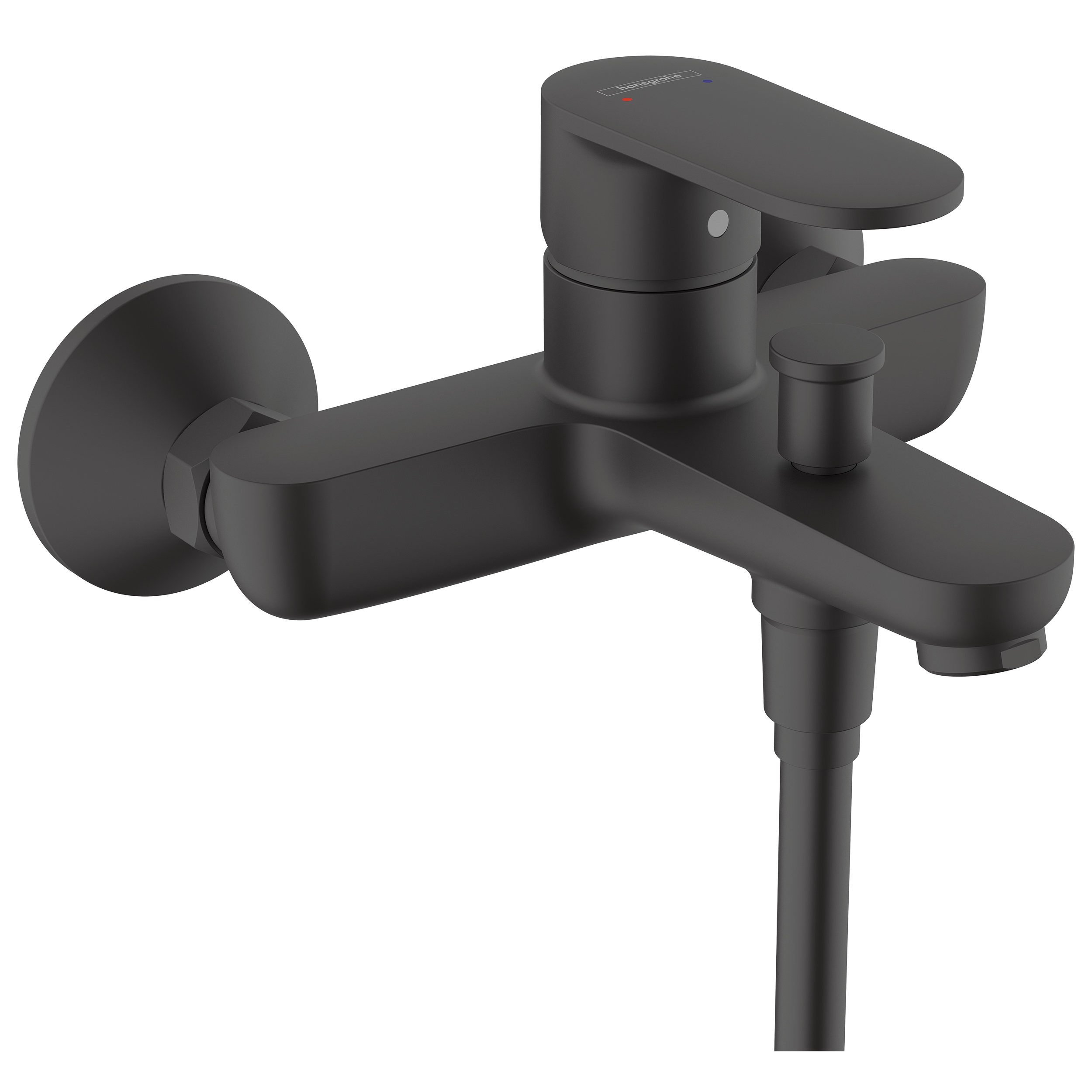 Bateria wannowa czarna Blend Hansgrohe