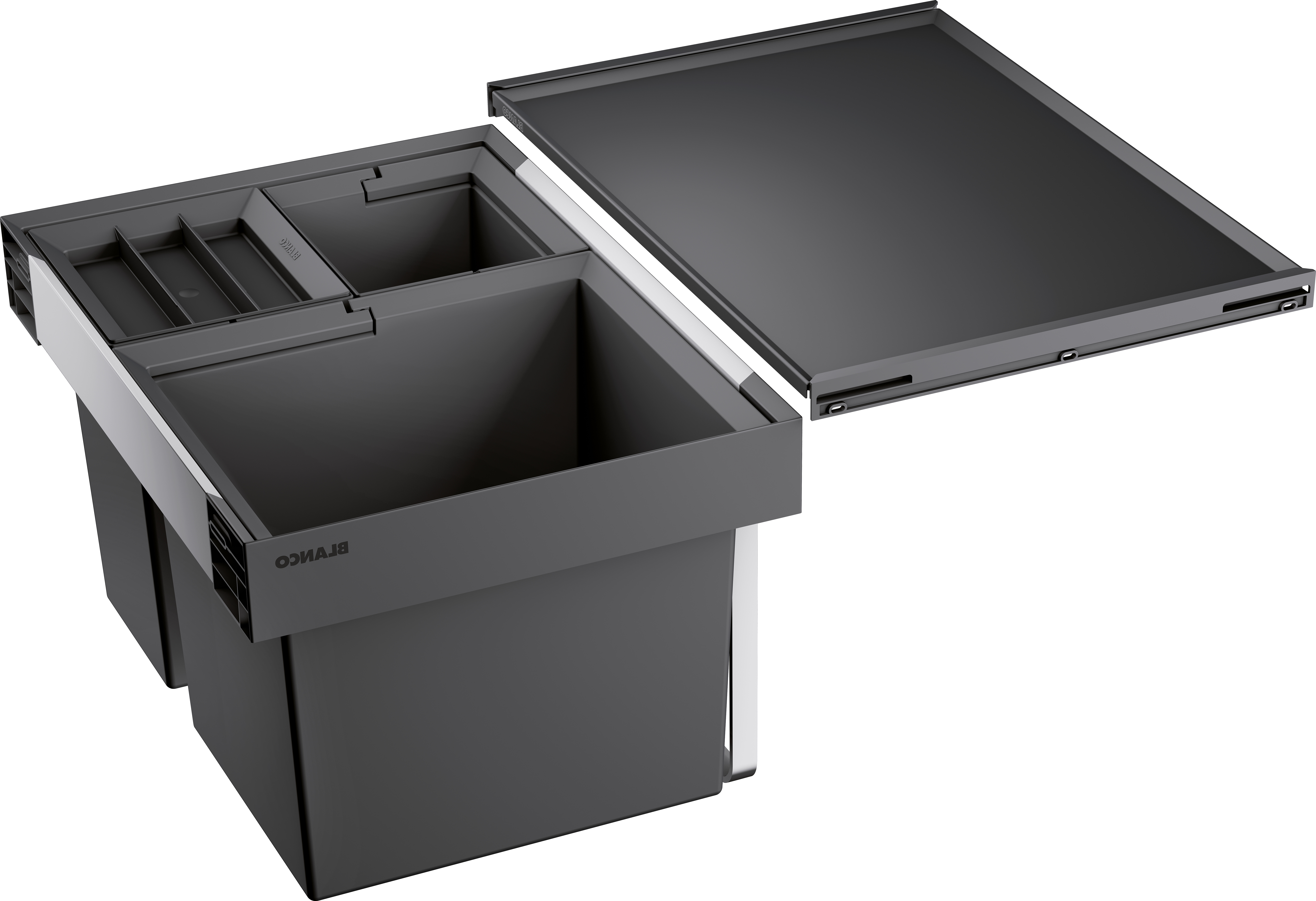 Kosz na śmieci do zabudowy Flexon II XL 60 2 x 8 + 30 l Blanco