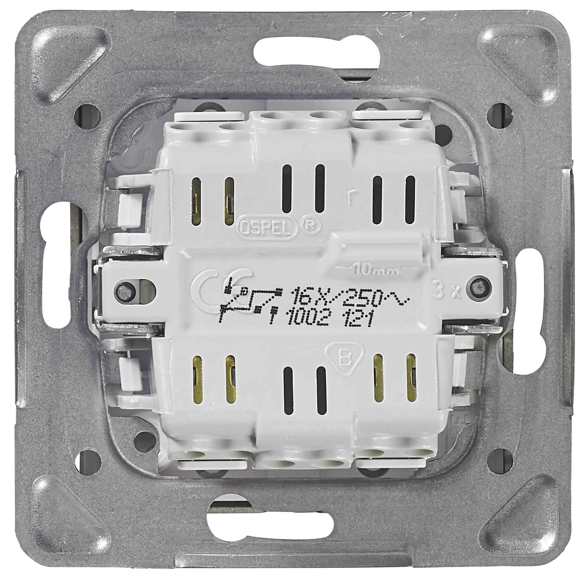 Włącznik podwójny IMPRESJA Złoty OSPEL - 2