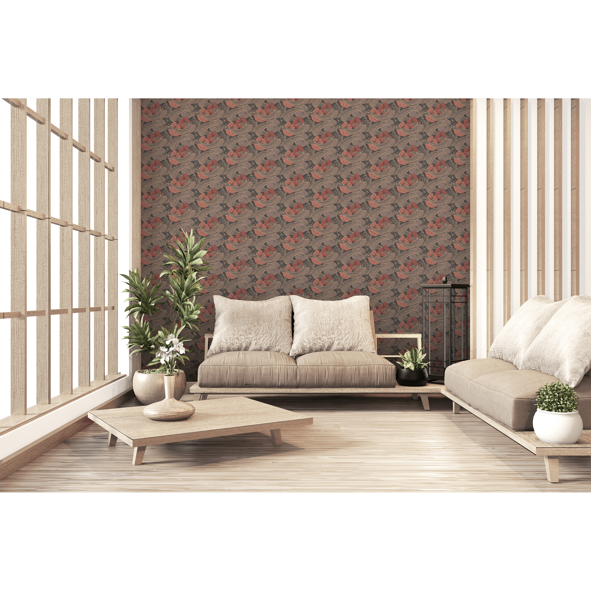 Tapeta Metropolitan 378595 czerwona winylowa na flizelinie - 2