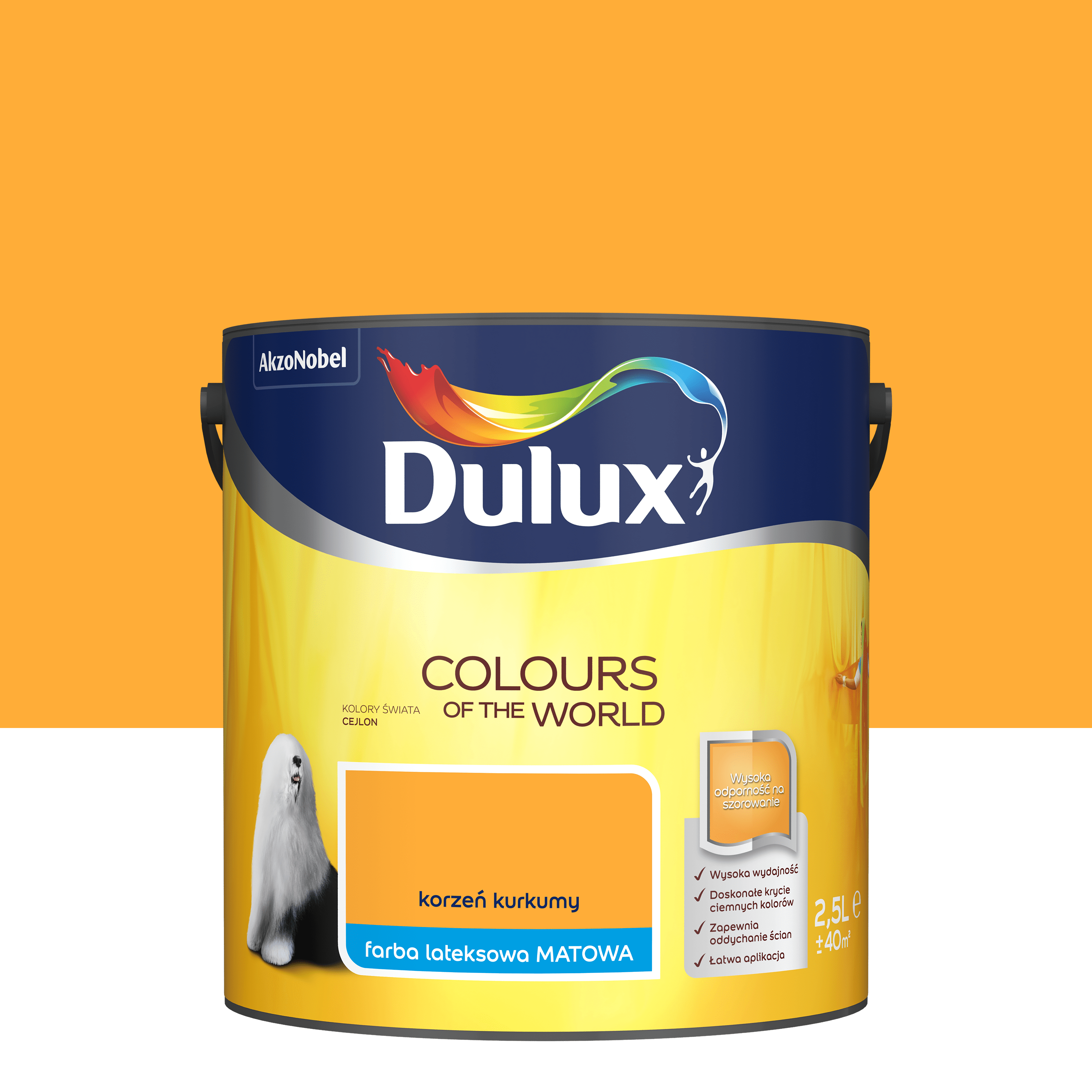 Farba Dulux Kolory świata Korzeń kurkumy 2.5 l
