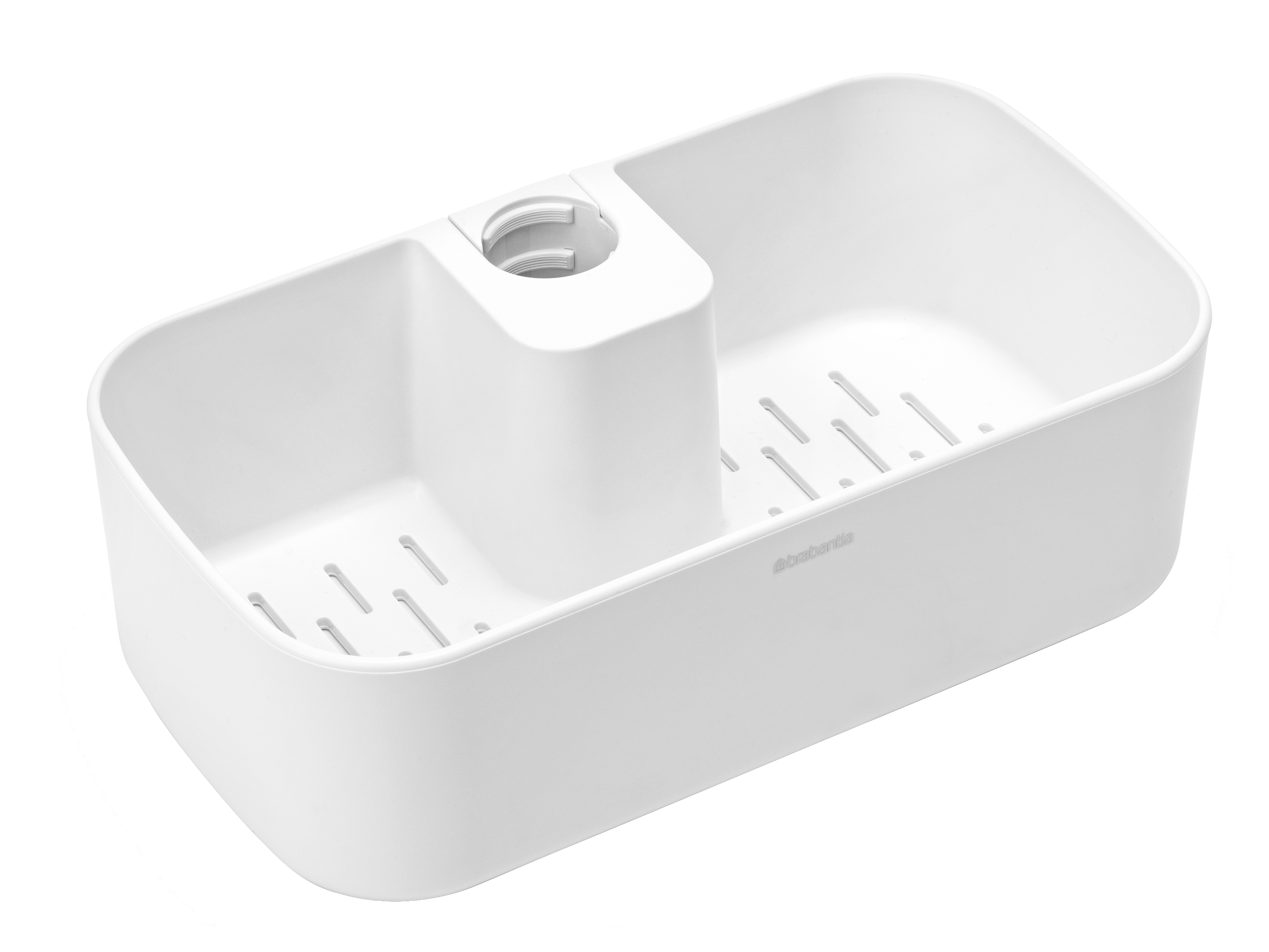Cesto de ducha renew blanco 13.3x7.5x24.4 cm