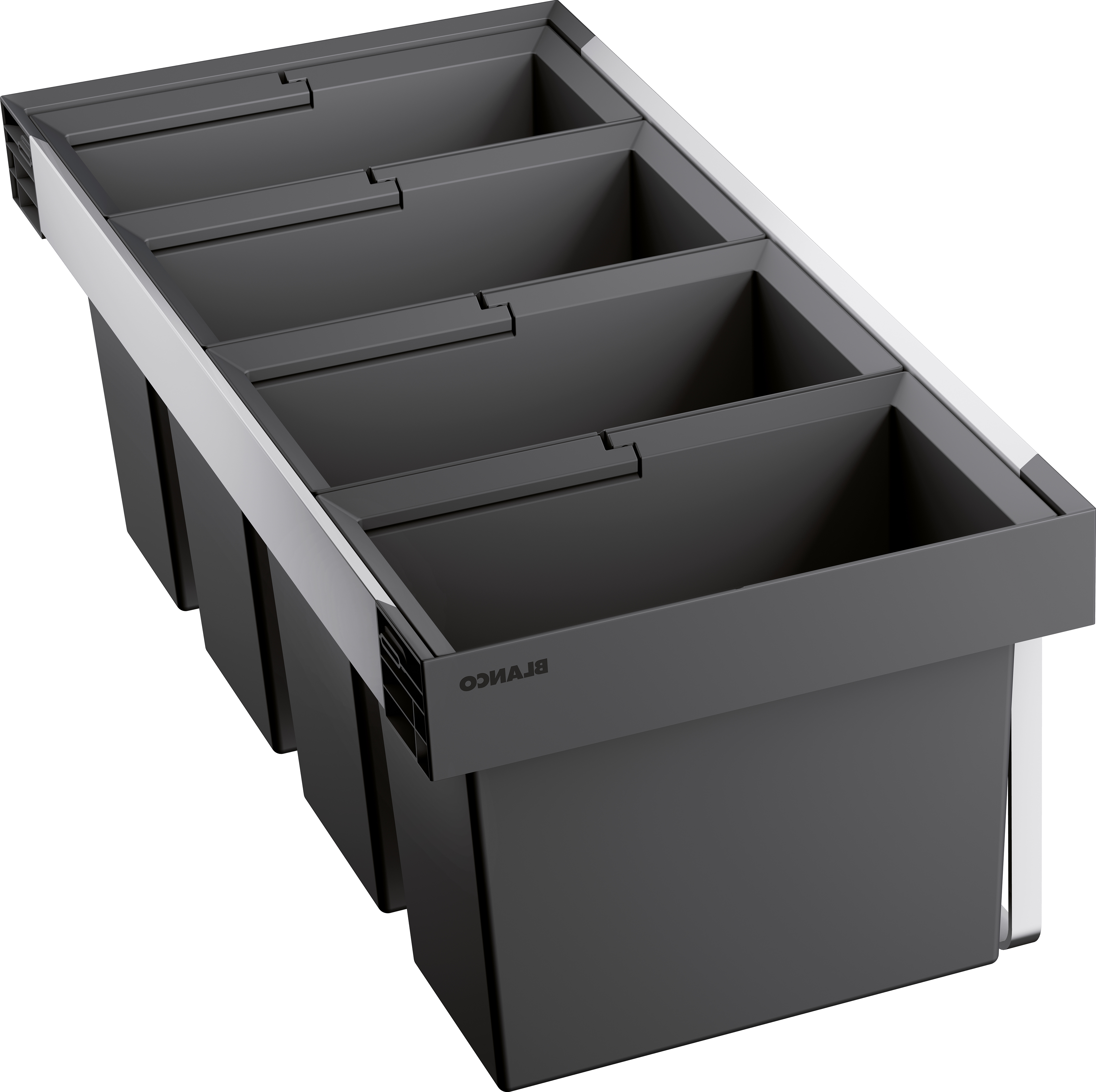 Kosz na śmieci do zabudowy Flexon II 90 3 x 19 + 16 l Blanco