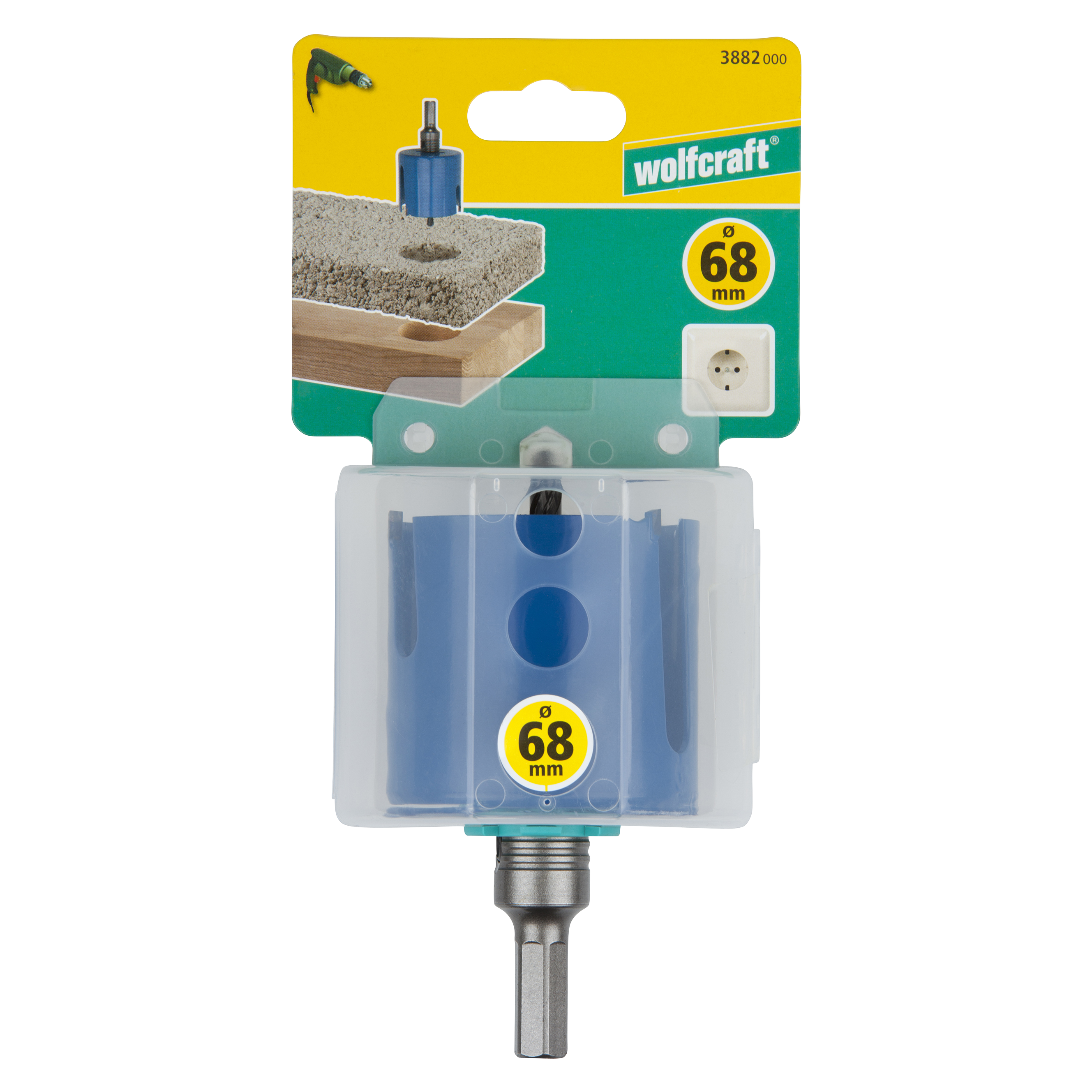 Otwornica uniwersalna HEX 68 mm 3882000 WOLFCRAFT - 4