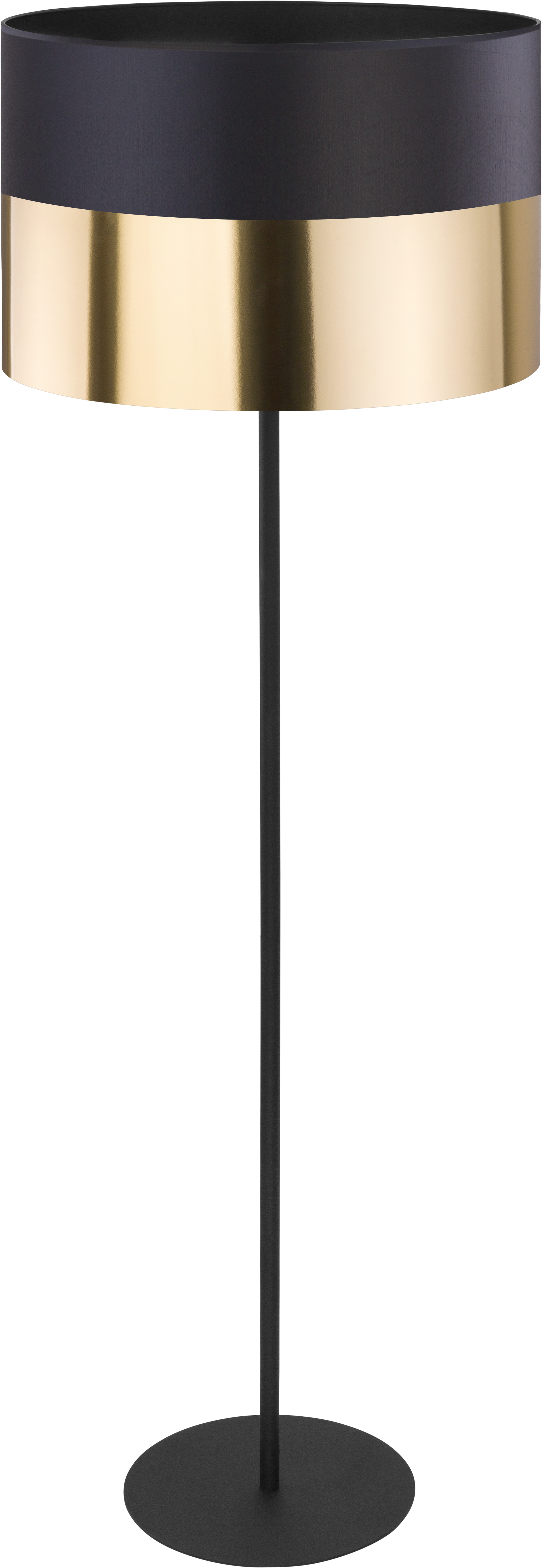 Lampa podłogowa Londyn czarno-złota E27 TK Lighting