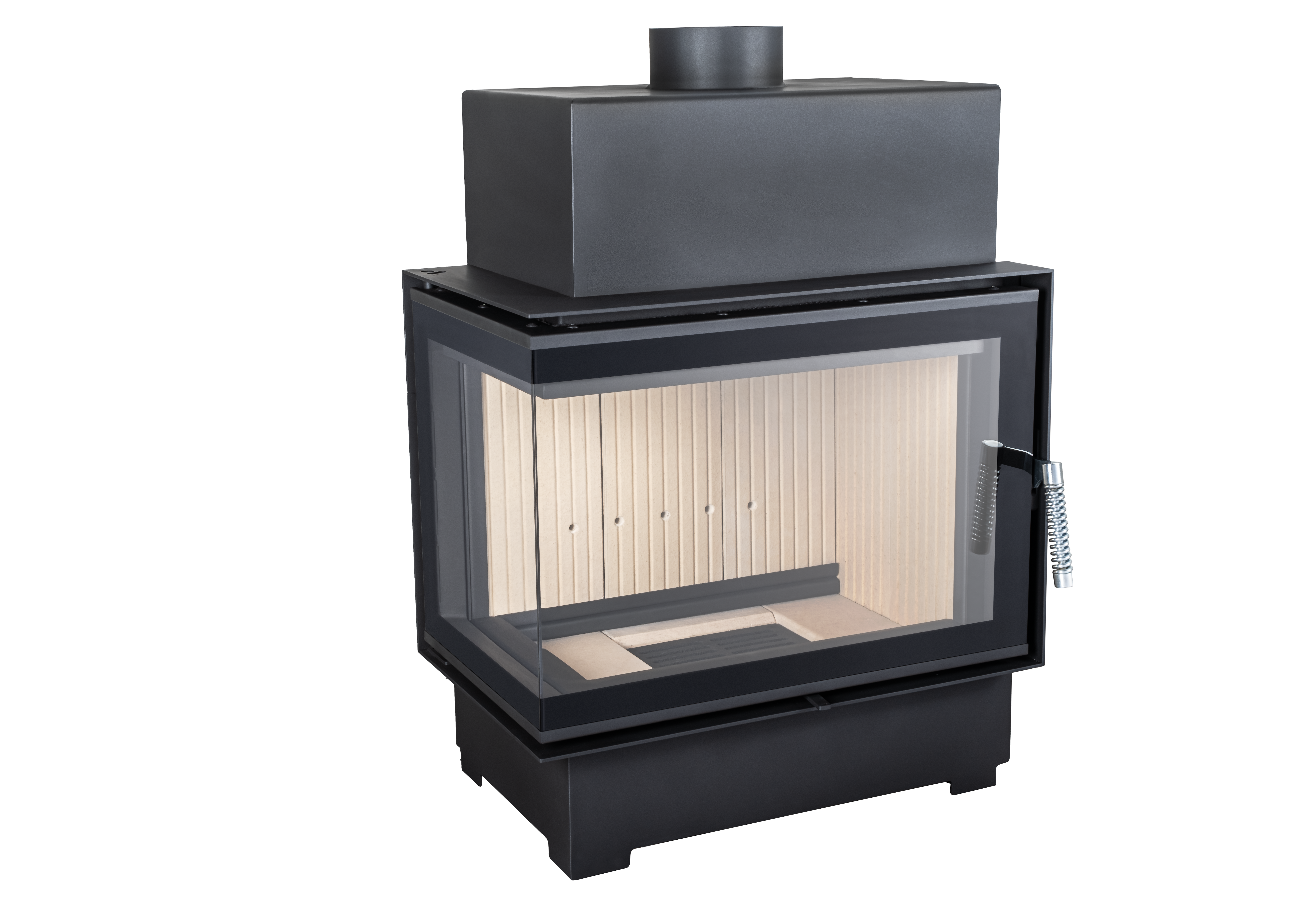 Wkład kominkowy narożny lewy Roten 10 kW Nordflam