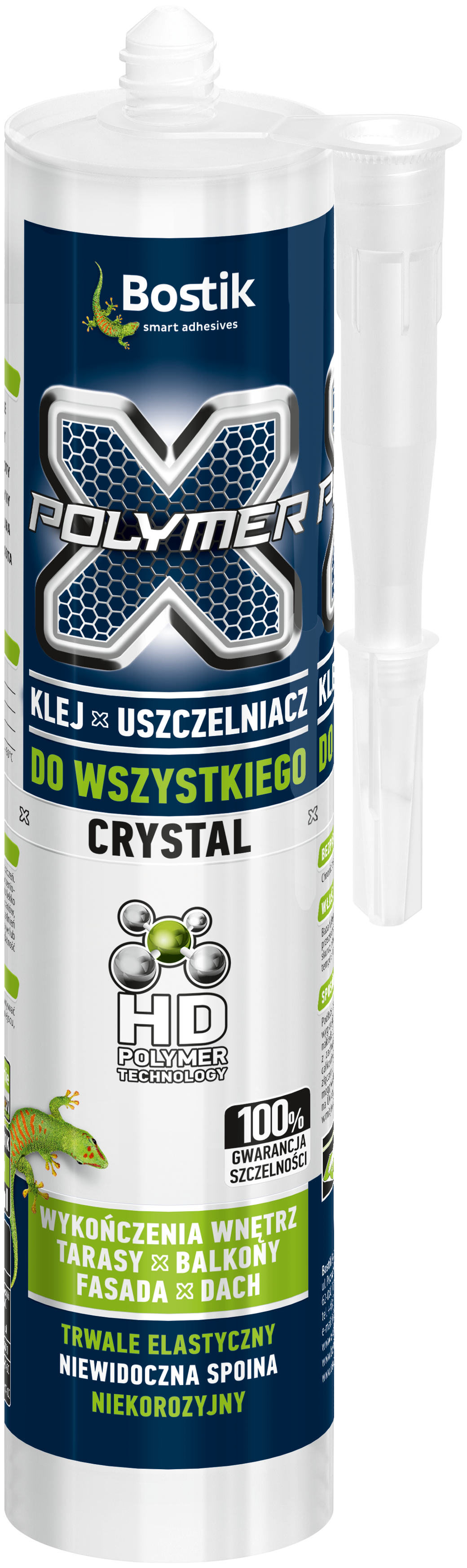 Klej - uszczelniacz X-polymer 290 ml Crystal Bostik
