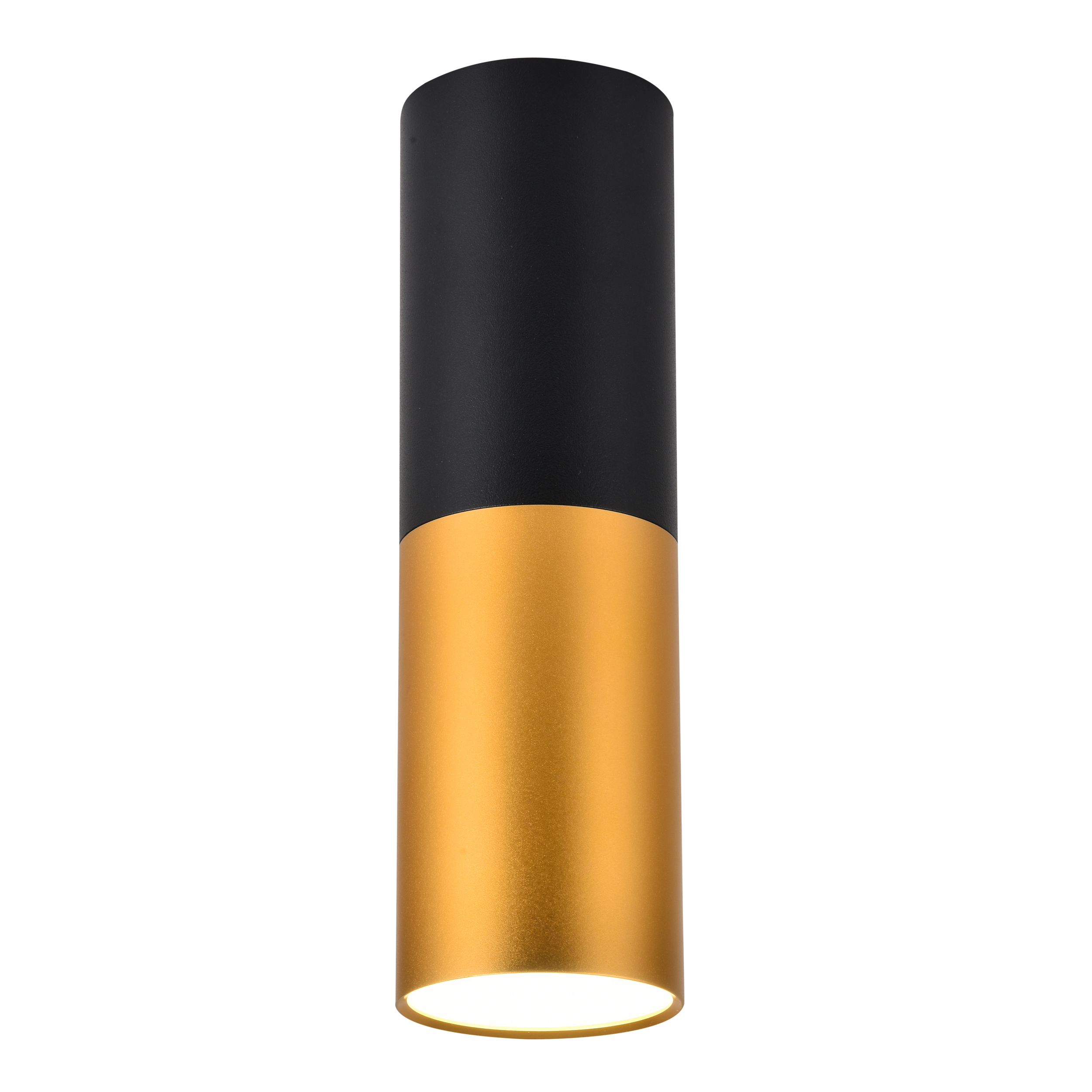 Oprawa natynkowa Tuba IP20 śr. 5.8 cm czarno-złota GU10 Candellux