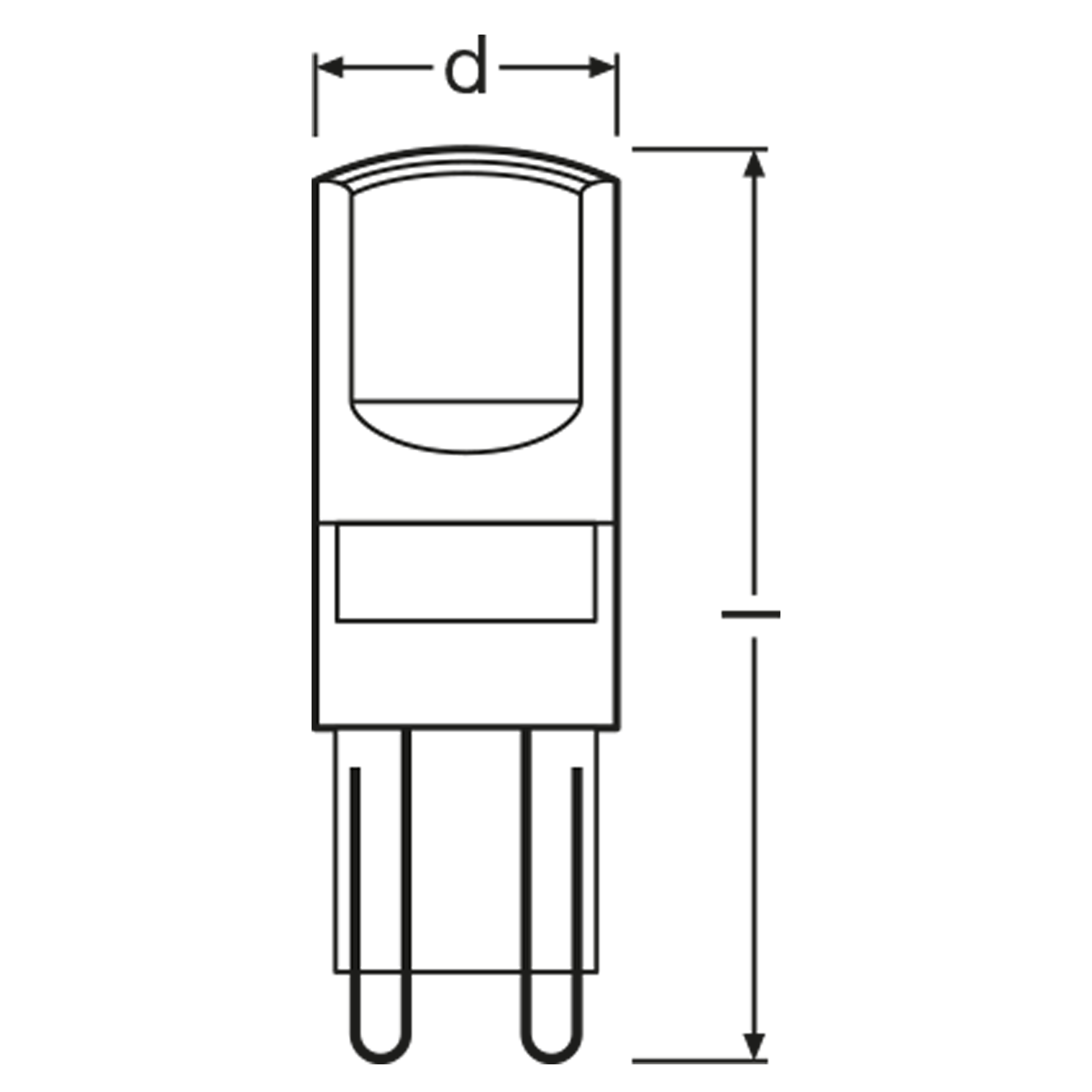 Żarówka LED G9 3 szt. (230V) 1,9W 200 lm Ciepła biel OSRAM - 2
