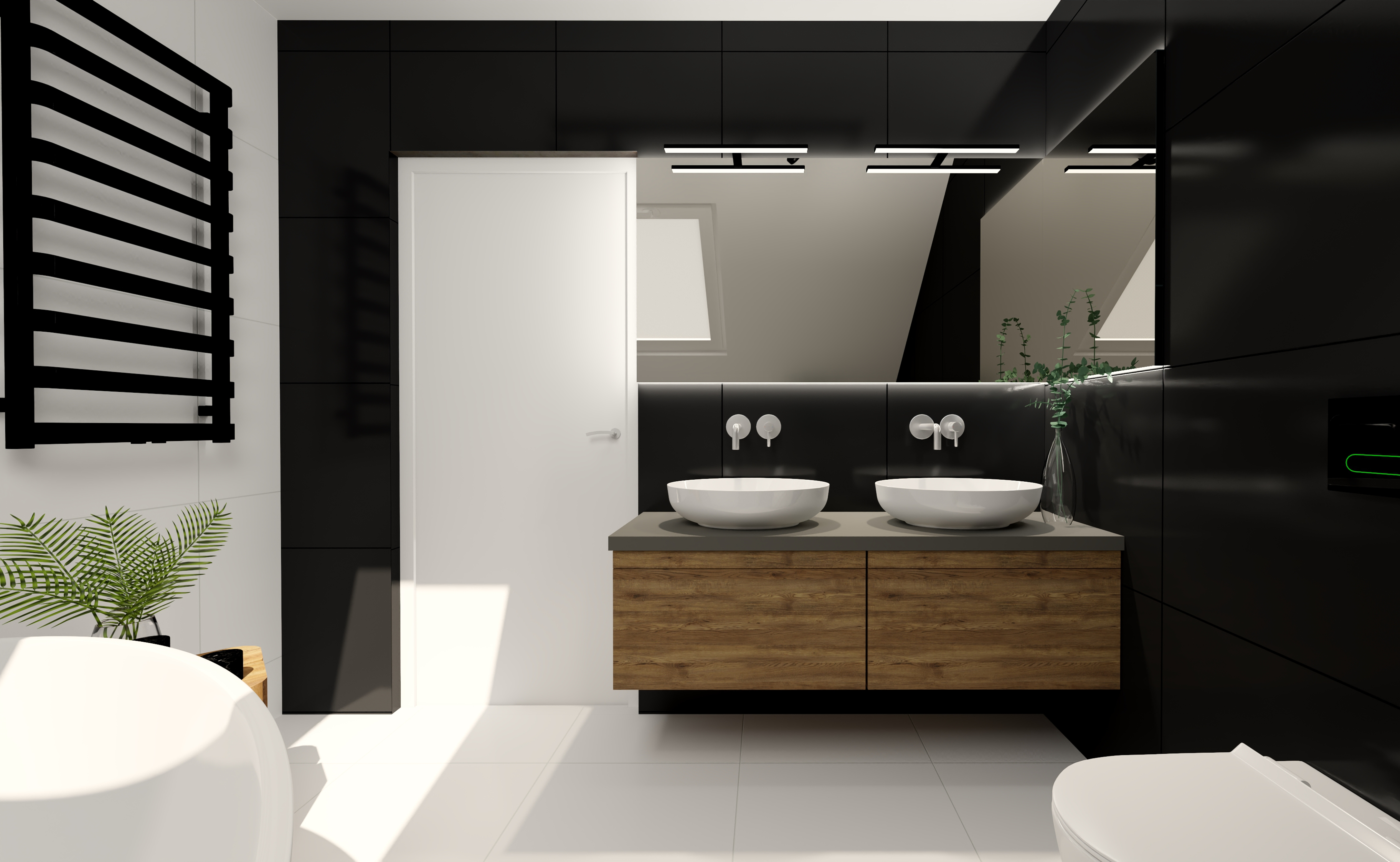Gres szkliwiony Toronto Black Mat 60x60 Egen - 3