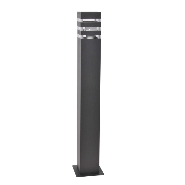 Lampa zewnętrzna ogrodowa słupek Teksas E27 74 cm grafit IP44 Goldlux