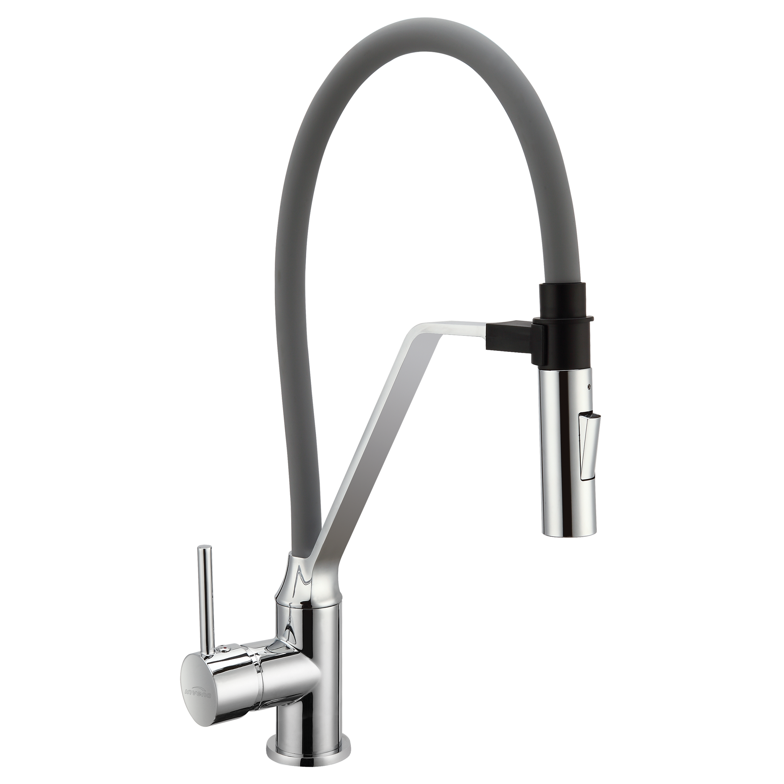 Bateria kuchenna z wyciąganą wylewką U 45, 7 cm Magnetic Szara Invena