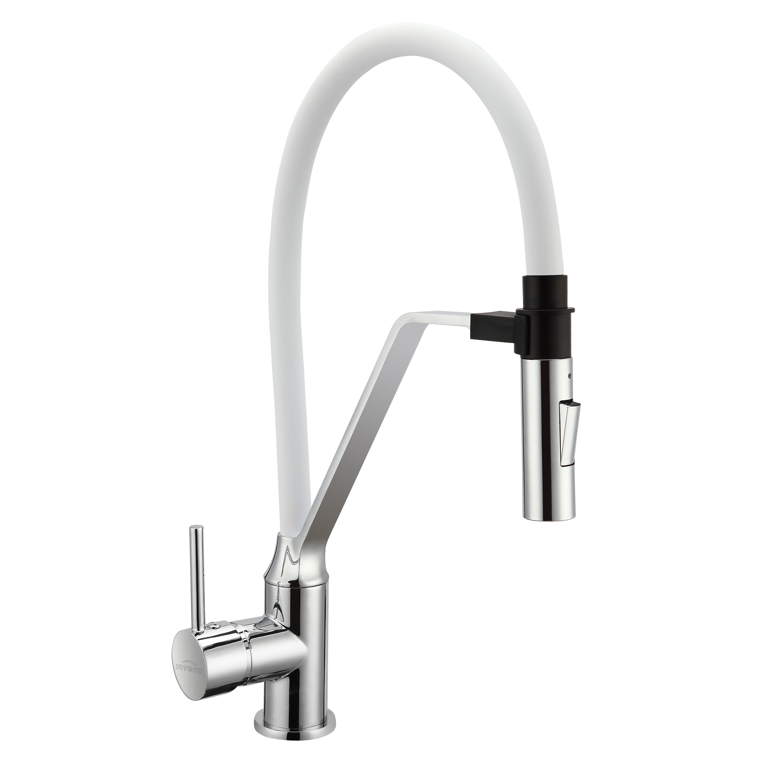 Bateria kuchenna z wyciąganą wylewką U 45, 7 cm Magnetic Biała Invena