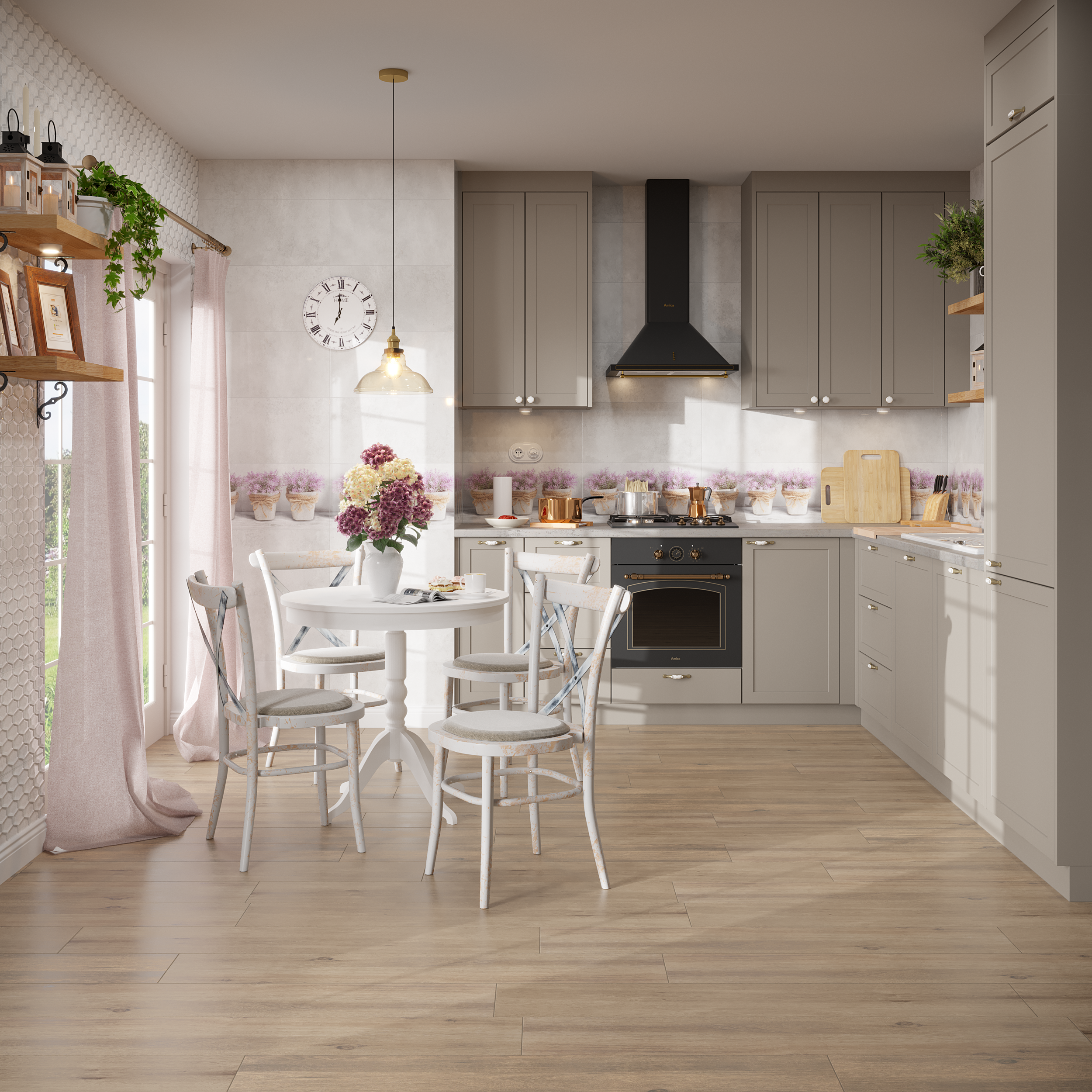 Front szuflady/okapowy FDL45/26 Newport taupe Delinia iD - 8