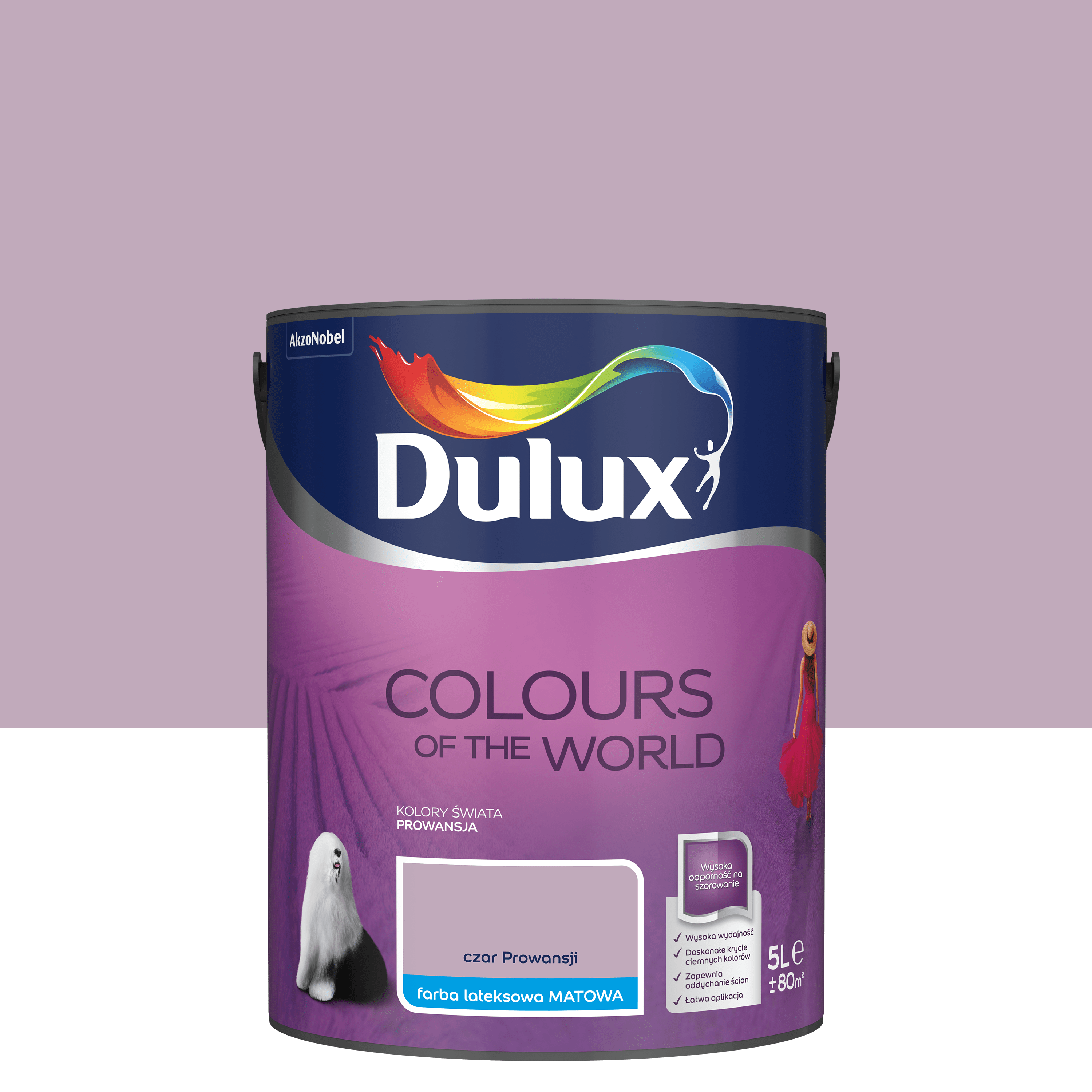 Farba Dulux Kolory świata Czar Prowansji 5 l
