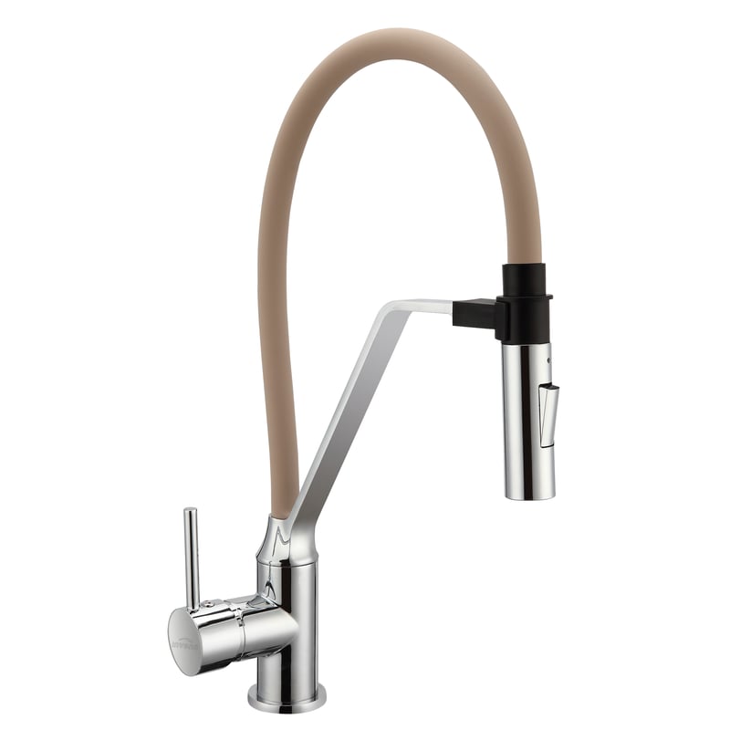 Bateria kuchenna z wyciąganą wylewką U 45, 7 cm Magnetic Beżowa Invena