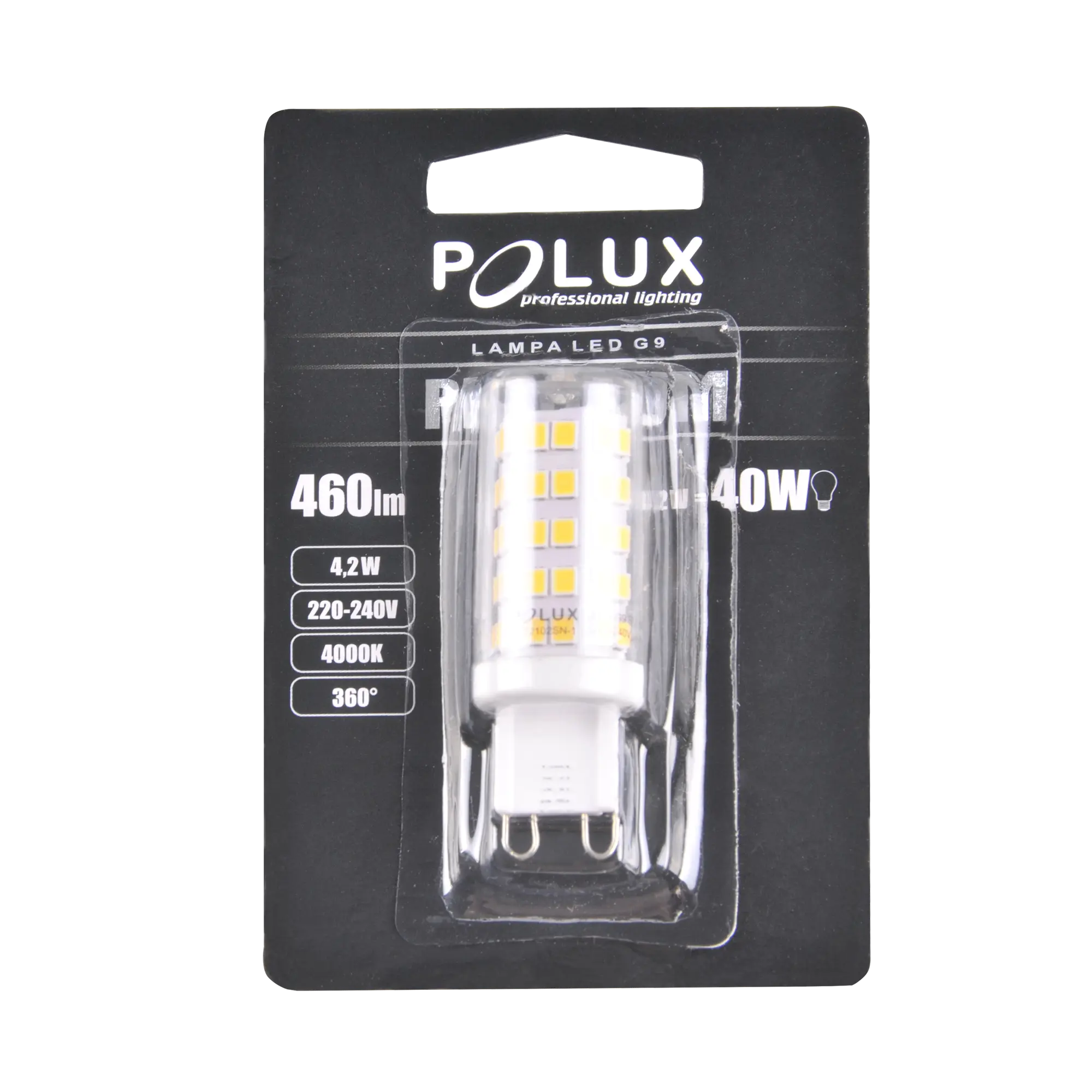 Żarówka LED G9 (230 V) 4 W 420 lm Neutralna SMD Polux - 4
