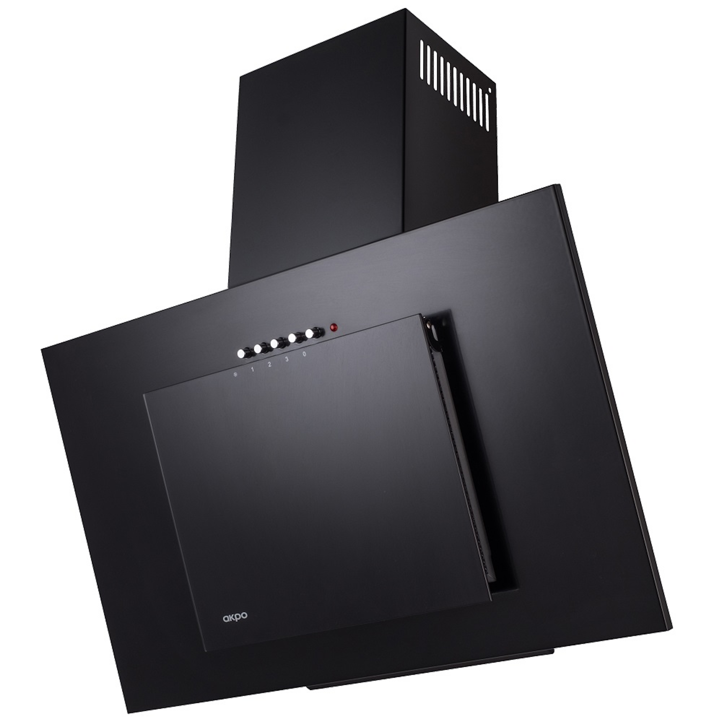 Okap kominowy Nero Eco 50 T300 czarny 50 cm Akpo