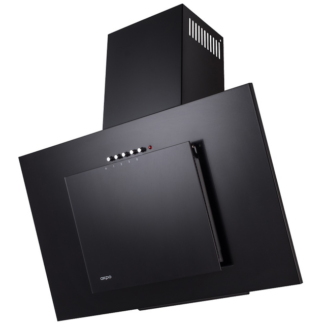Okap kominowy Nero Eco 50 T300 czarny 50 cm Akpo