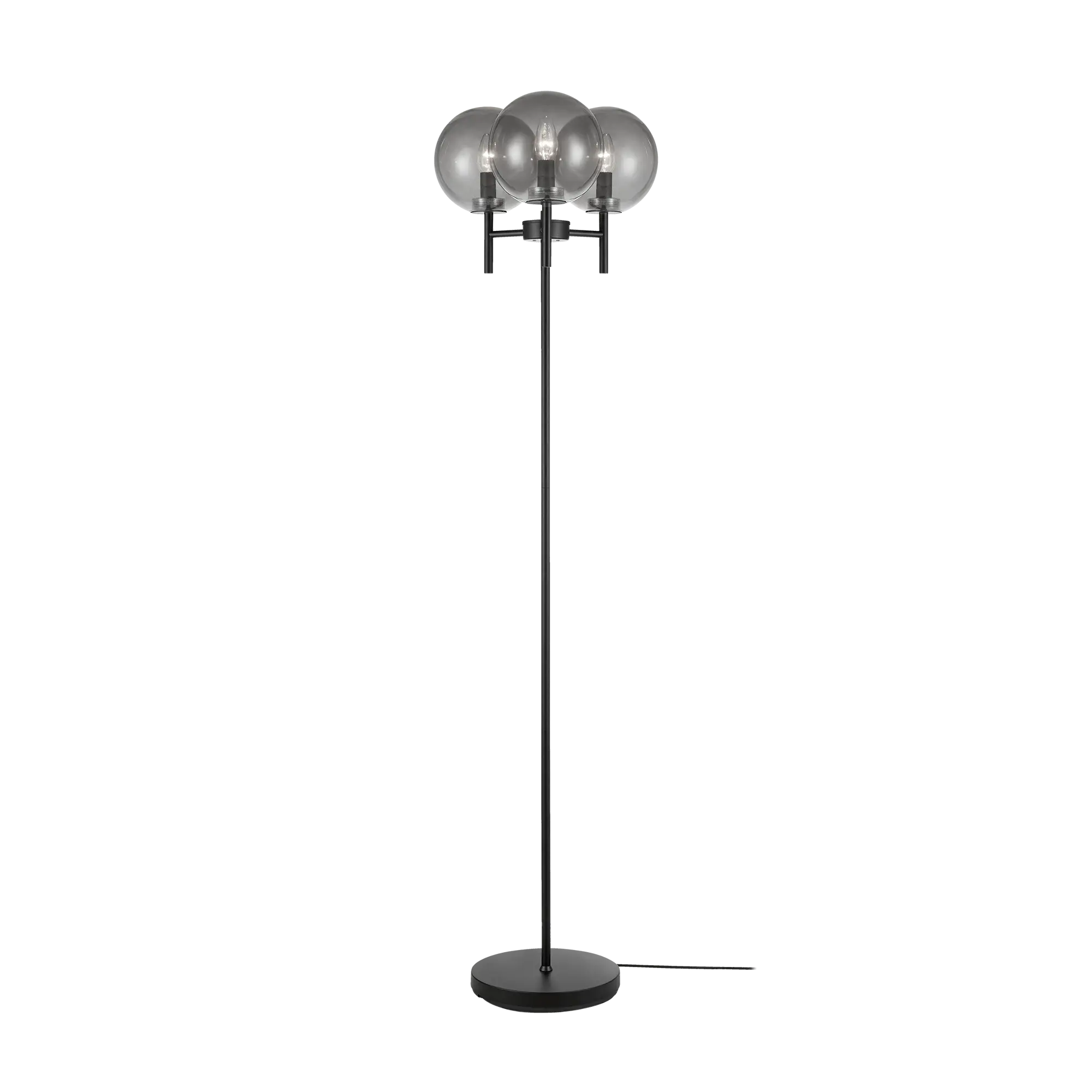 Lampa podłogowa Crown czarna 3 x E14 Markslojd