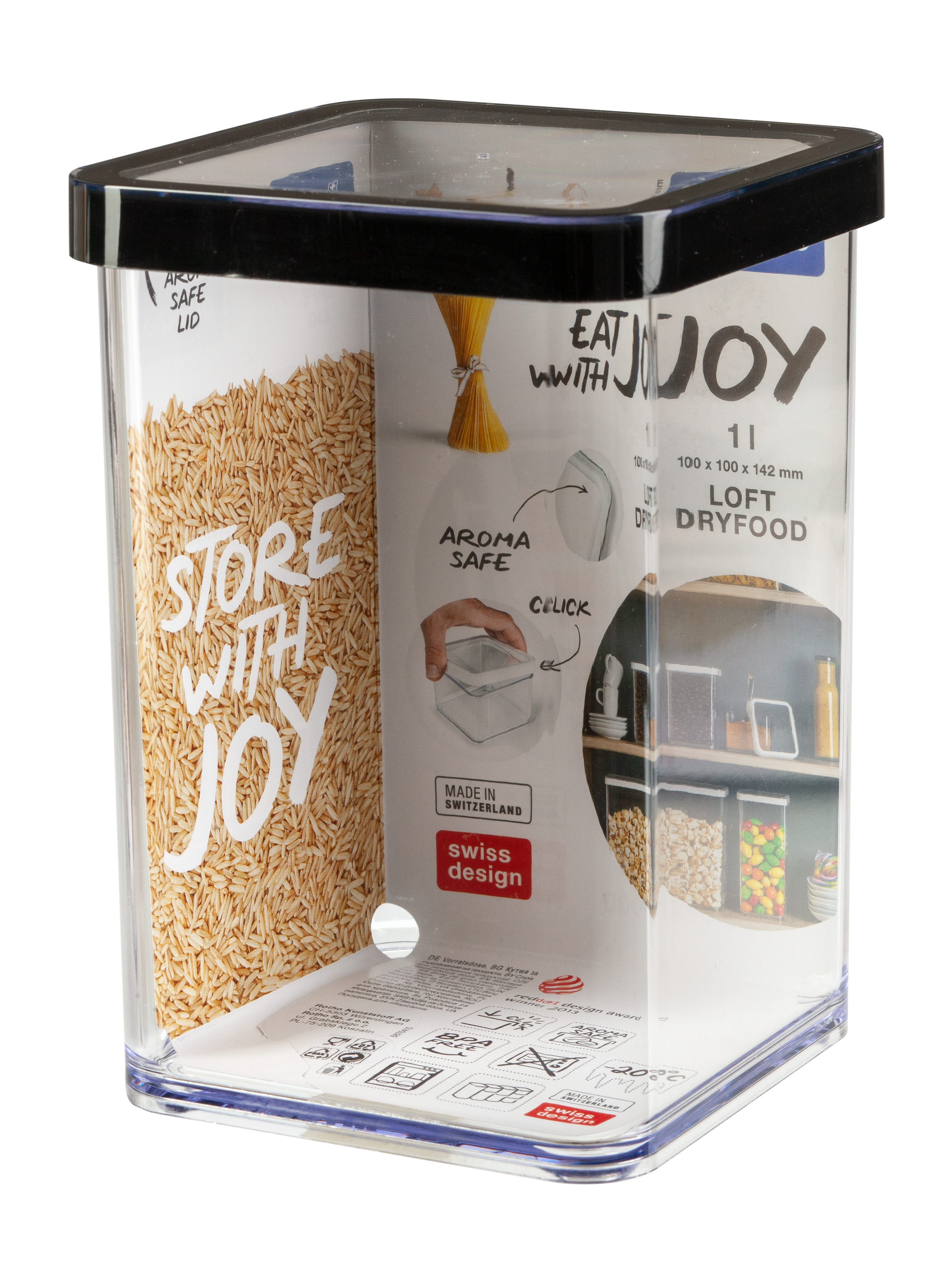 Pojemnik kuchenny na żywność Loft Premium 1 l Rotho - 6