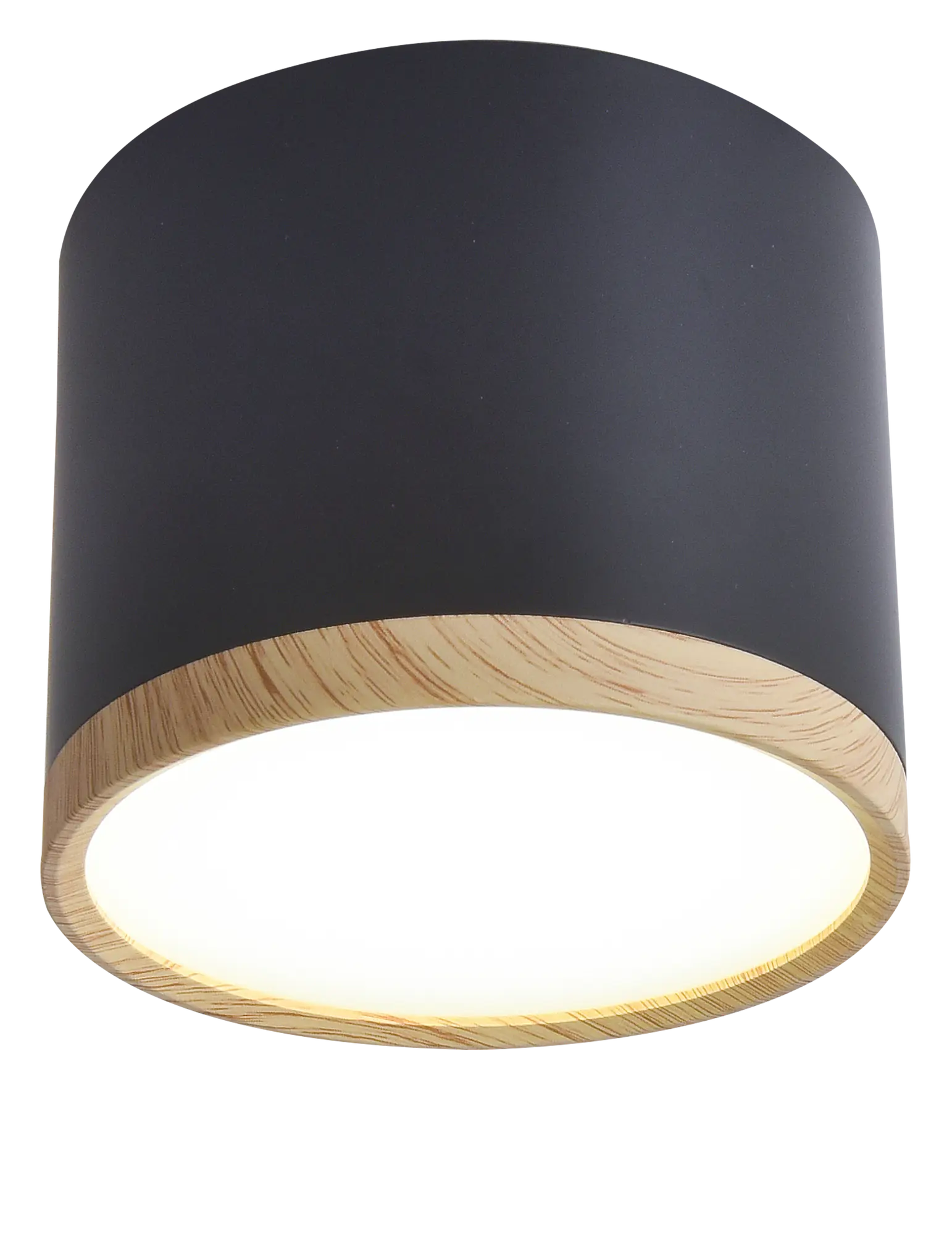 Oprawa natynkowa Tuba IP20 śr. 8.8 cm czarna LED Candellux
