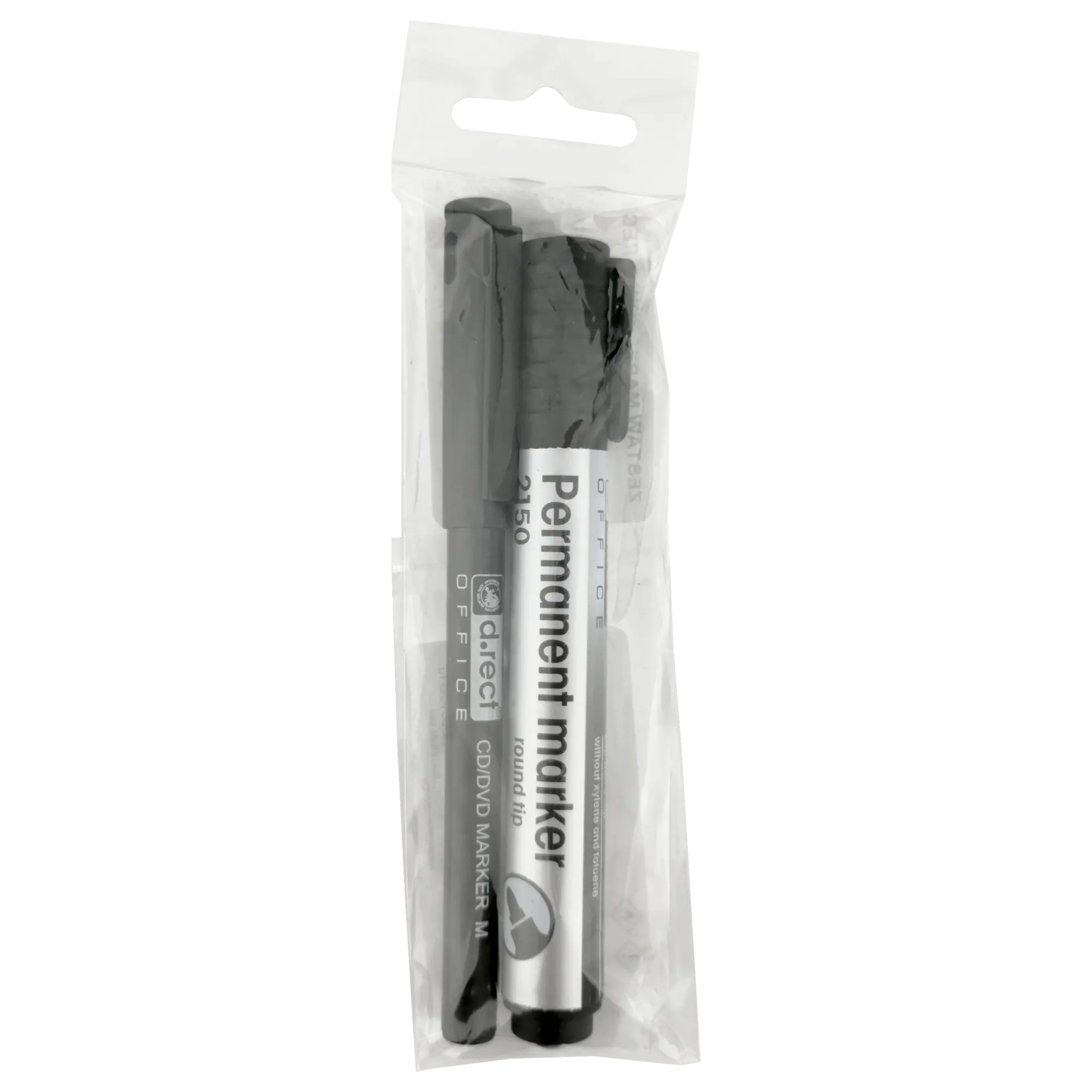 Zestaw markerów permanentnych Black + 2 szt. czarne - 2