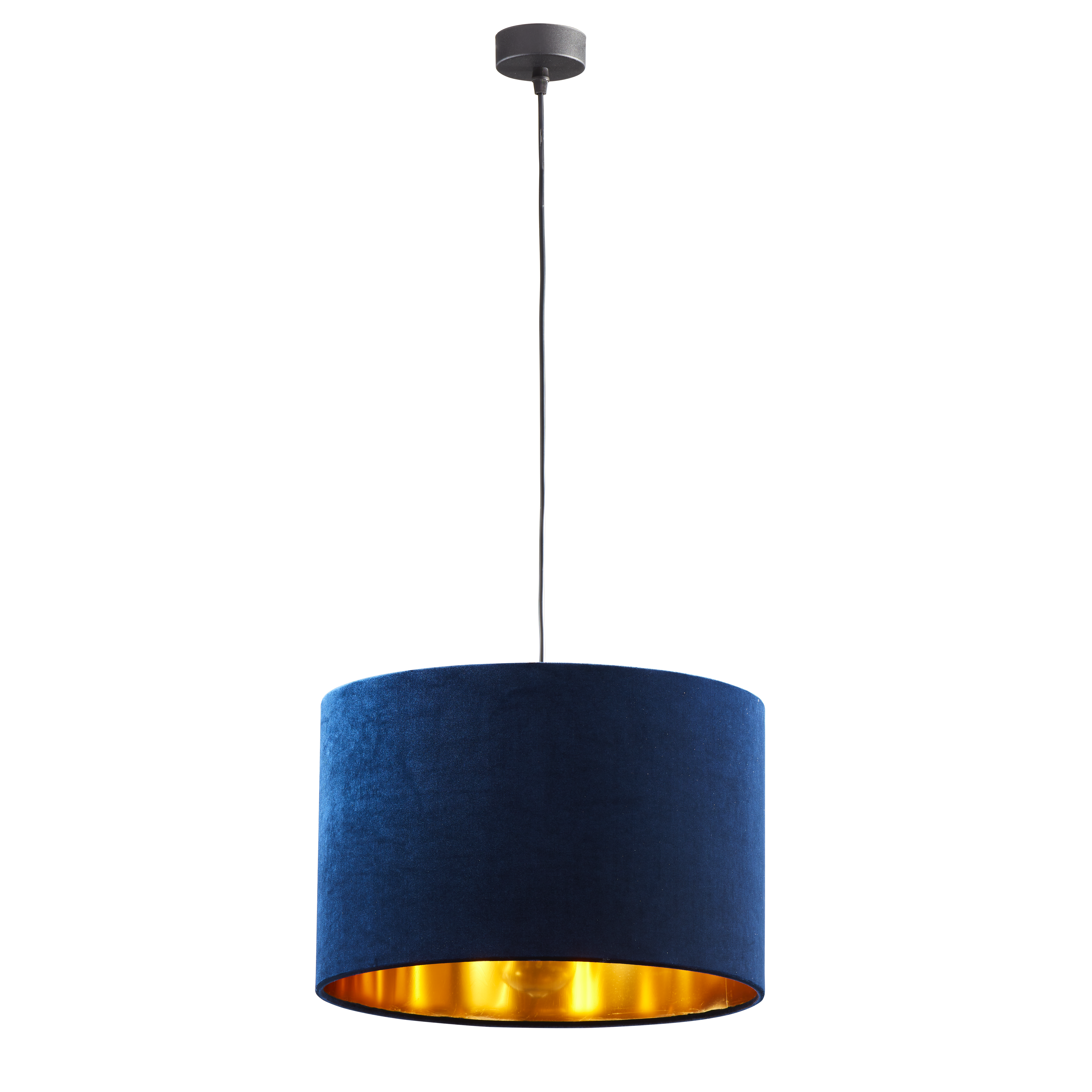 Lampa wisząca Tercio granatowa E27 TK Lighting