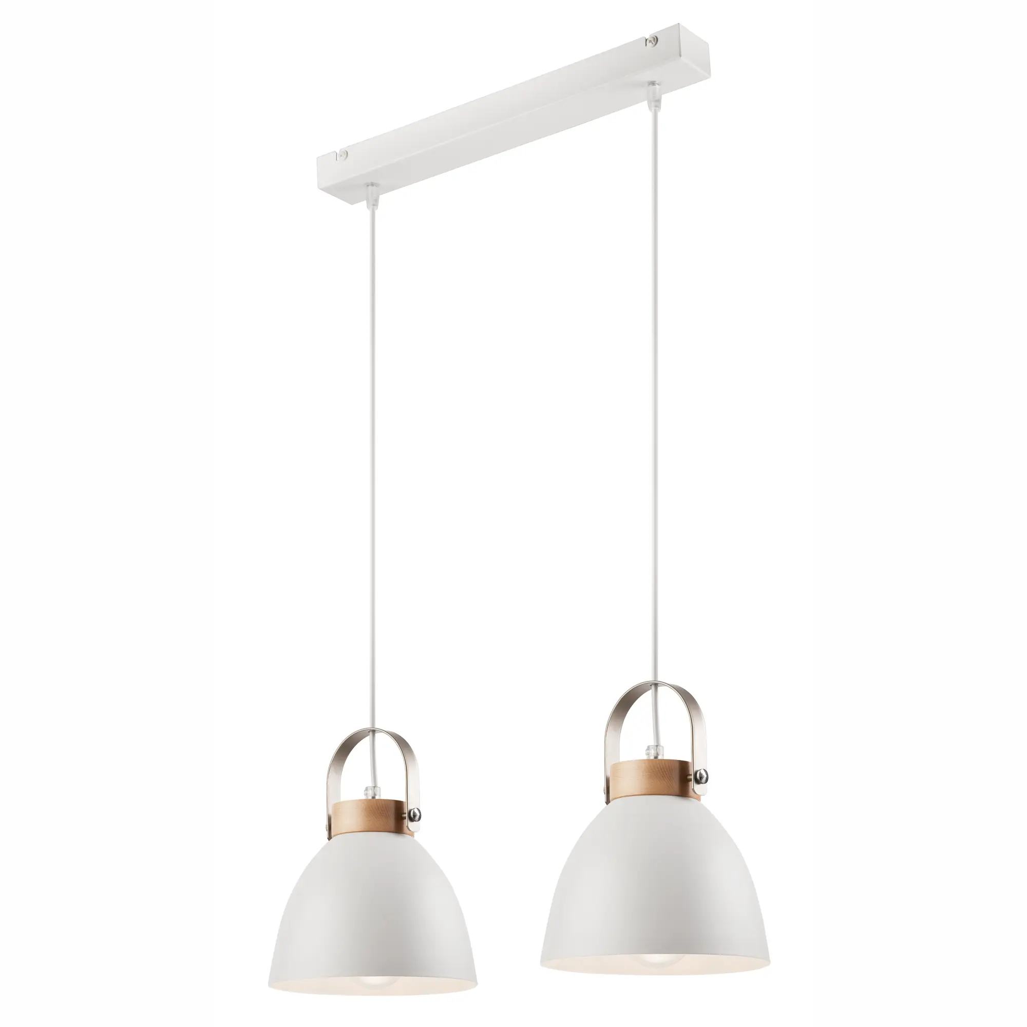 Lampa wisząca Danielle biała 2 x E27 Lamkur