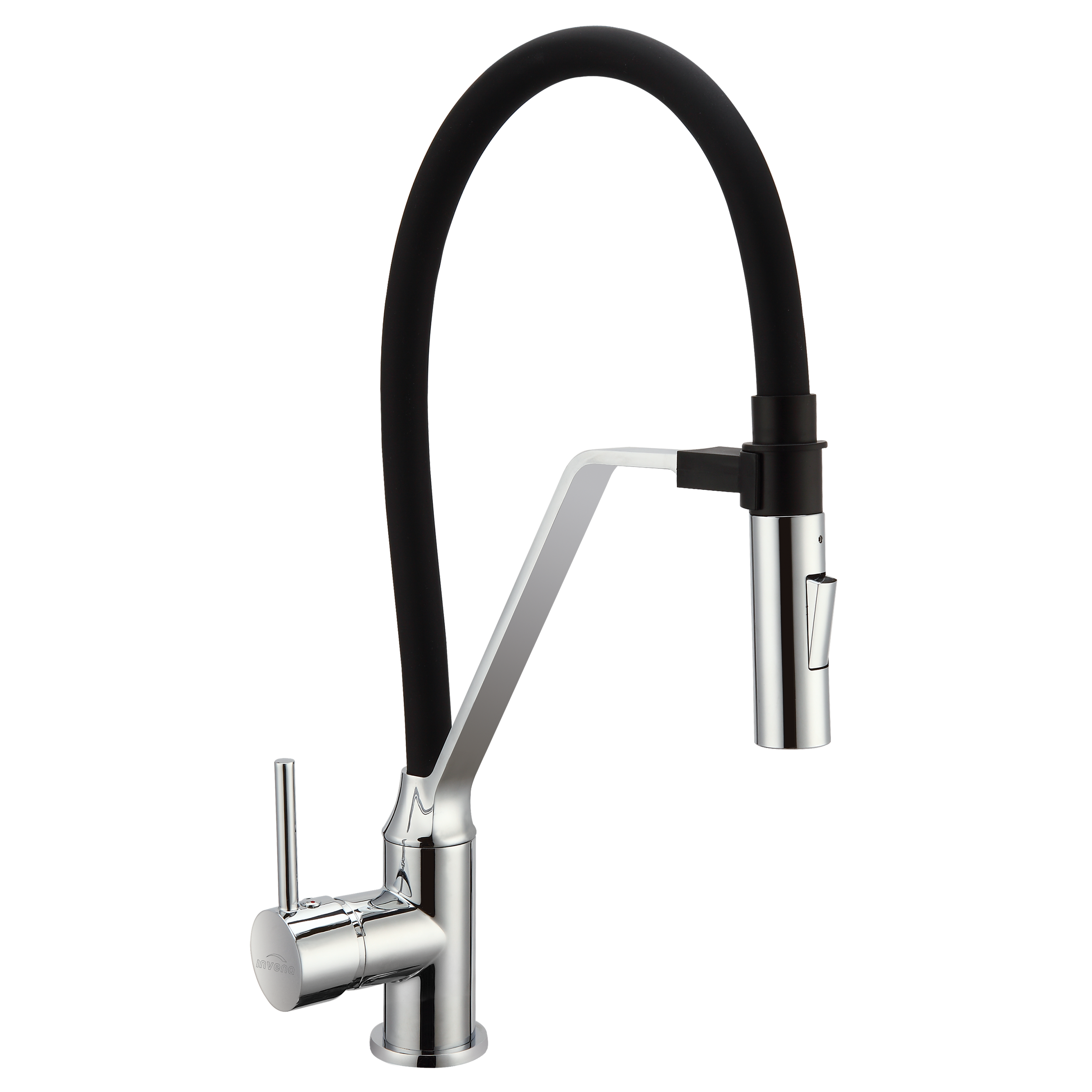 Bateria kuchenna z wyciąganą wylewką U 45,7 cm Magnetic Czarna Invena