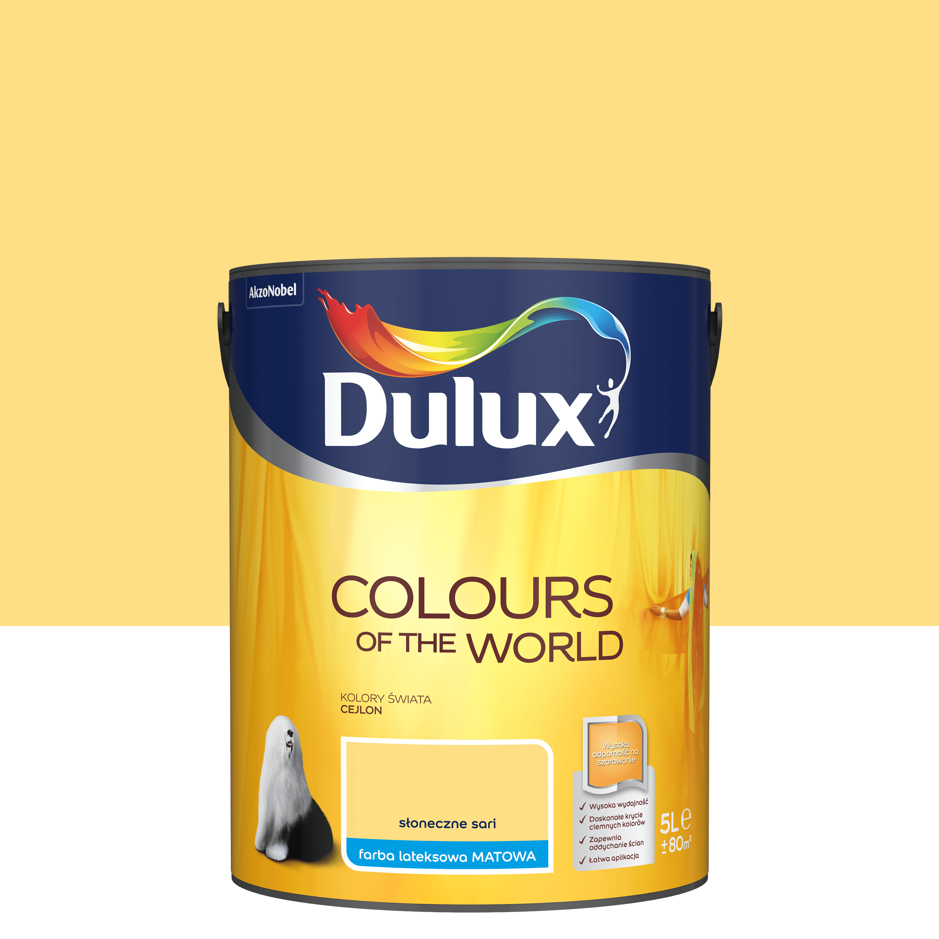 Farba Dulux Kolory świata Słoneczne sari 5 l