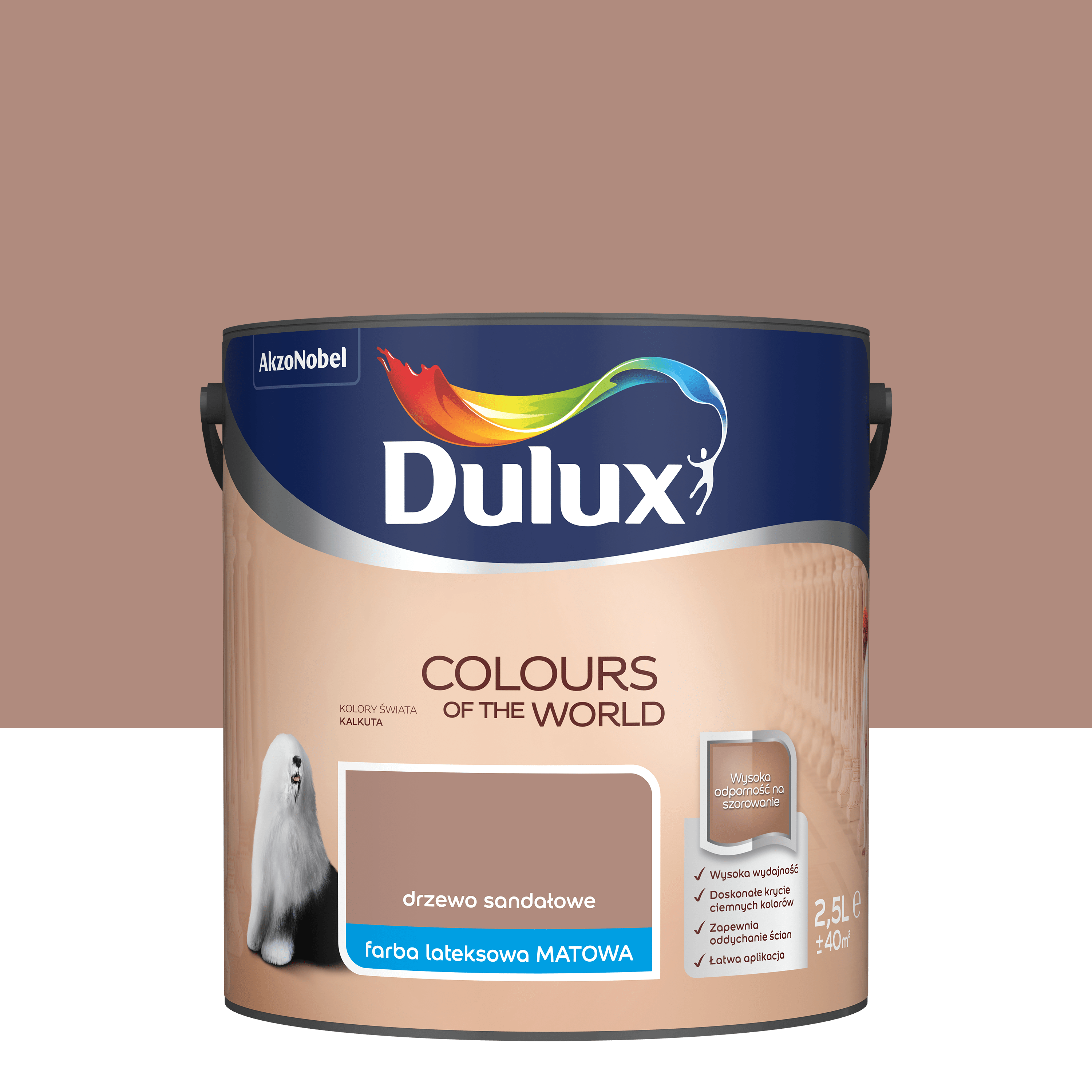 Farba Dulux Kolory świata Drzewo sandałowe 2.5 l