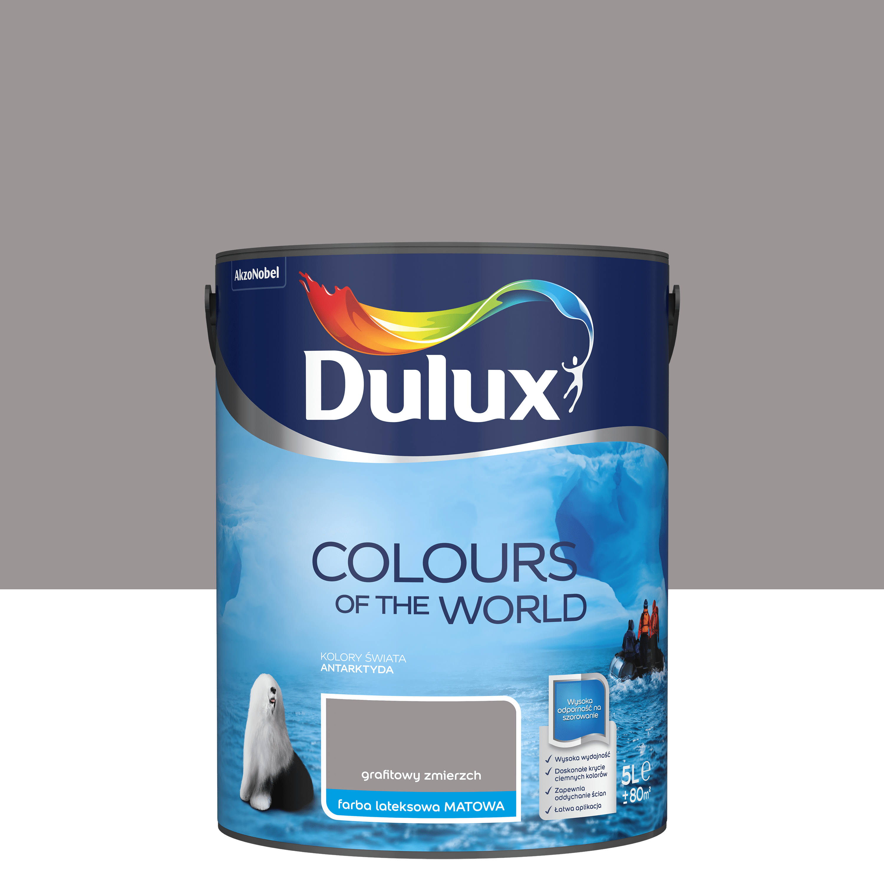 Farba Dulux Kolory świata Grafitowy zmierzch 5 l