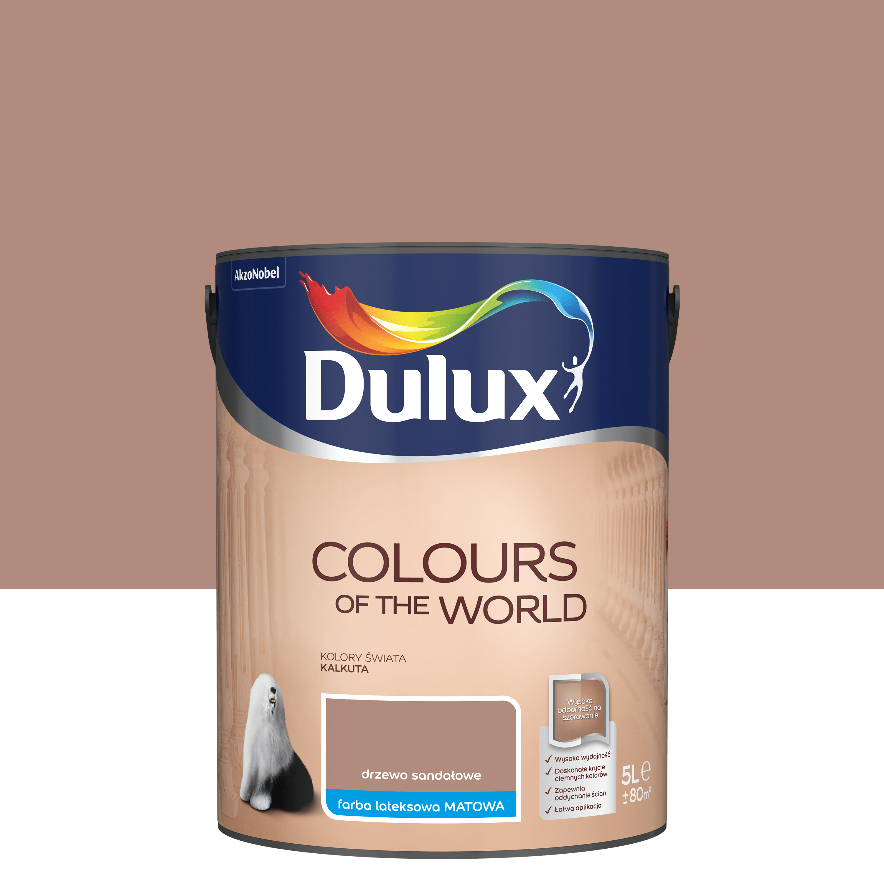 Farba Dulux Kolory świata Drzewo sandałowe 5 l