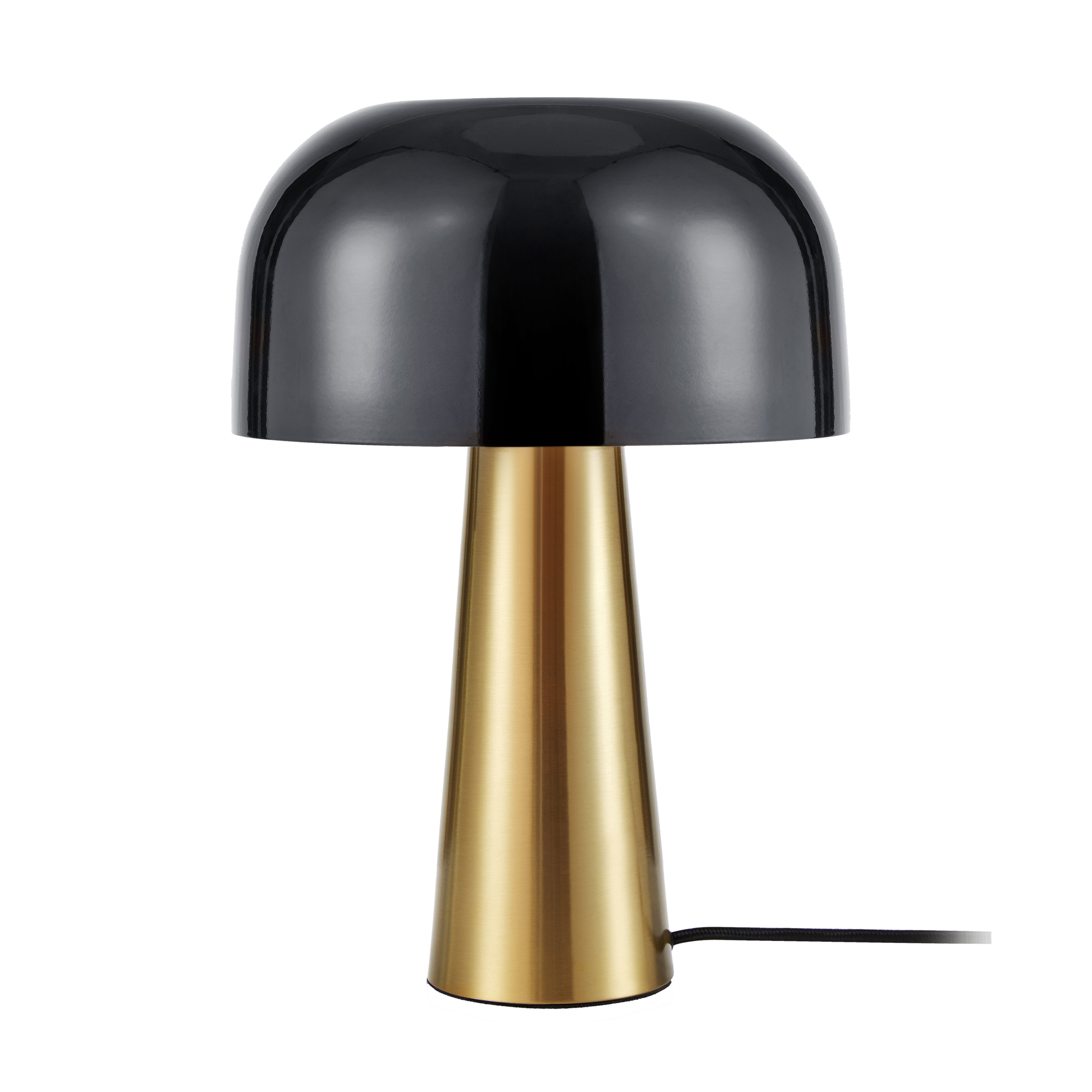 Lampa stołowa Blanca czarno-złota E14 Markslojd