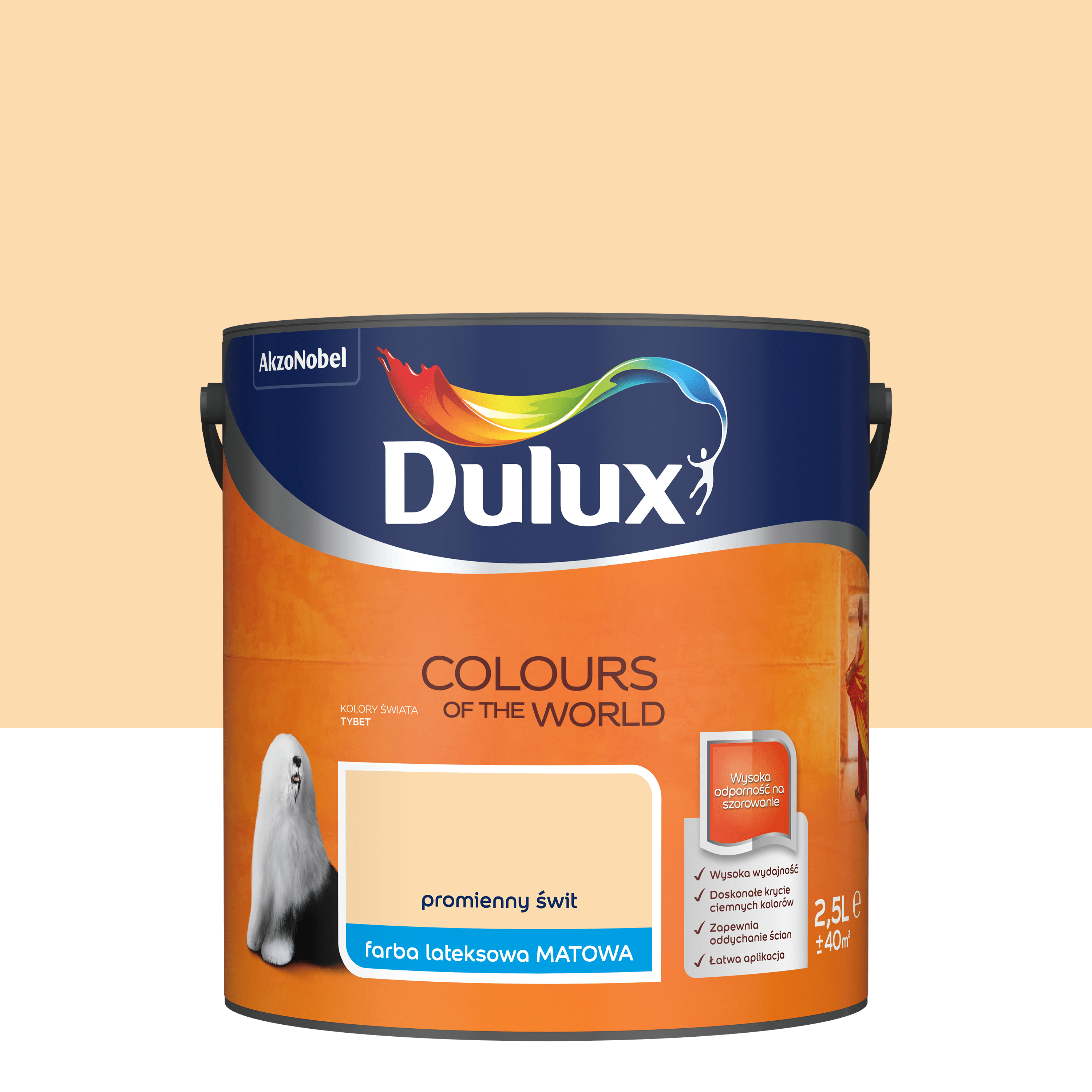 Farba Dulux Kolory świata Promienny świt 2.5 l