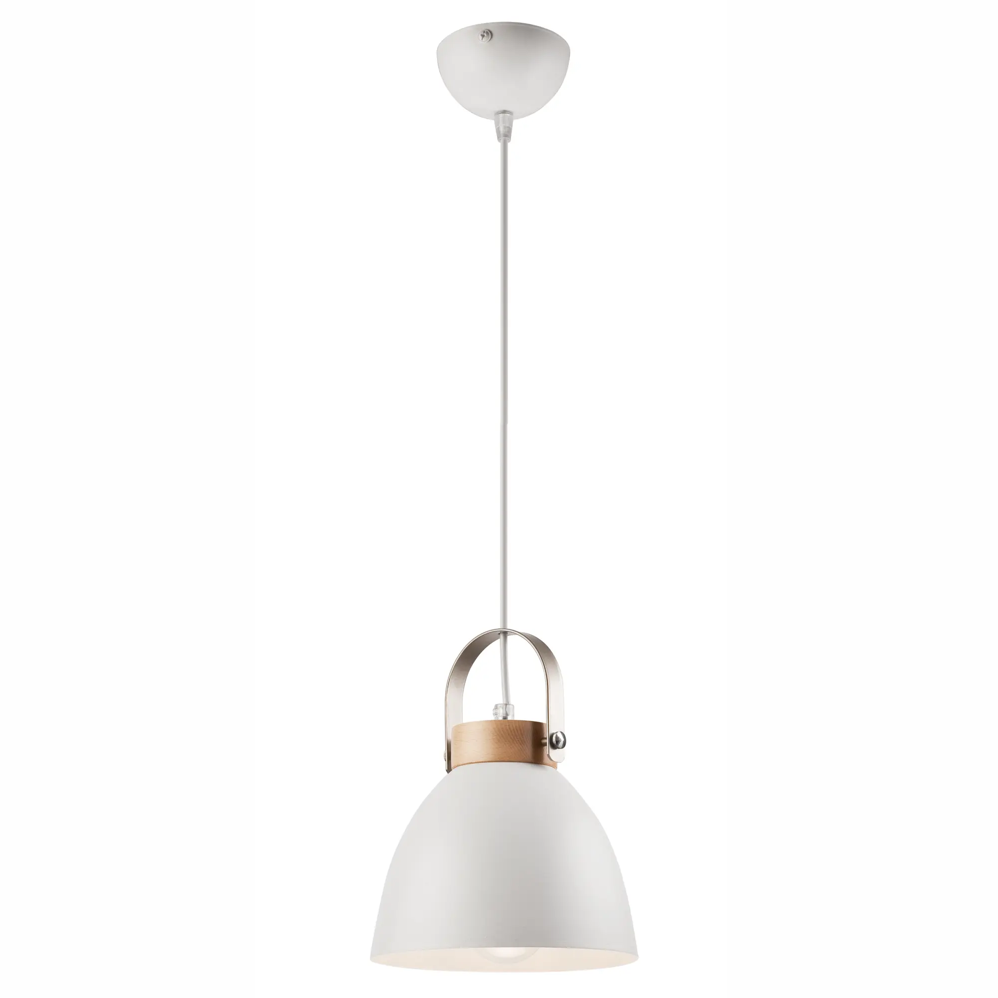 Lampa wisząca Danielle biała E27 Lamkur