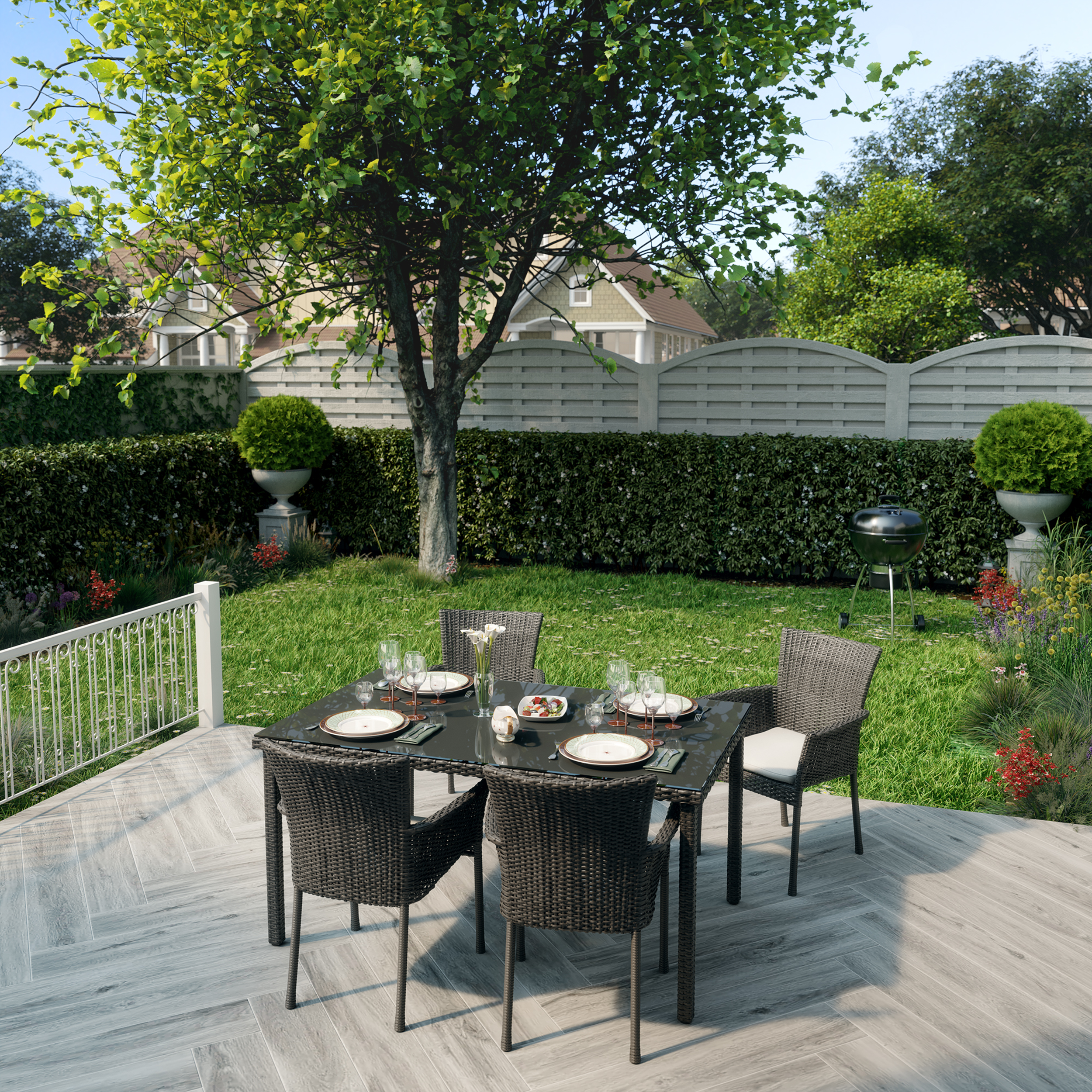 Stół ogrodowy Noa 90x150 cm Naterial - 3