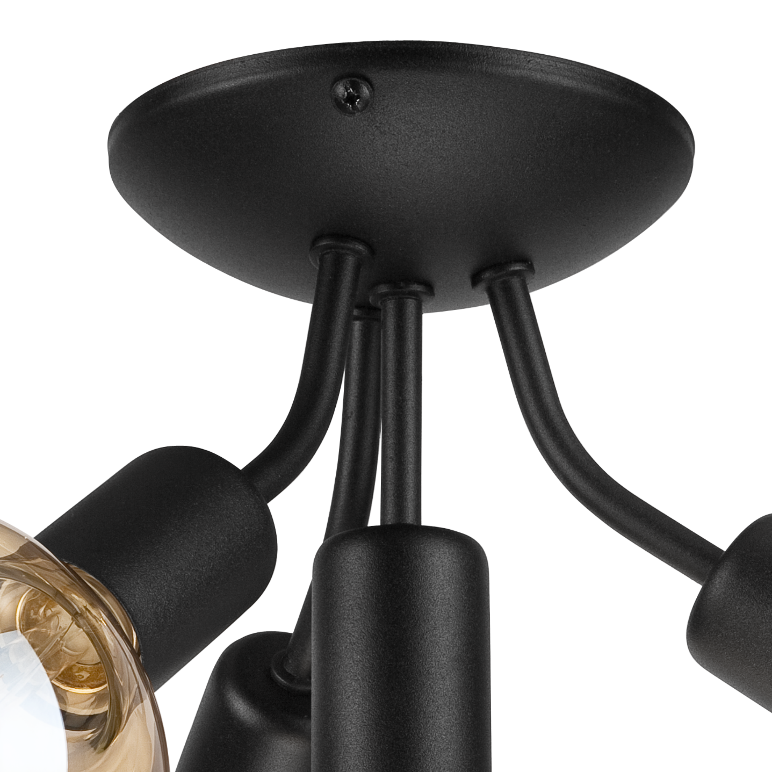 Lampa sufitowa Viggo czarna 4 x E27 Lamkur - 7