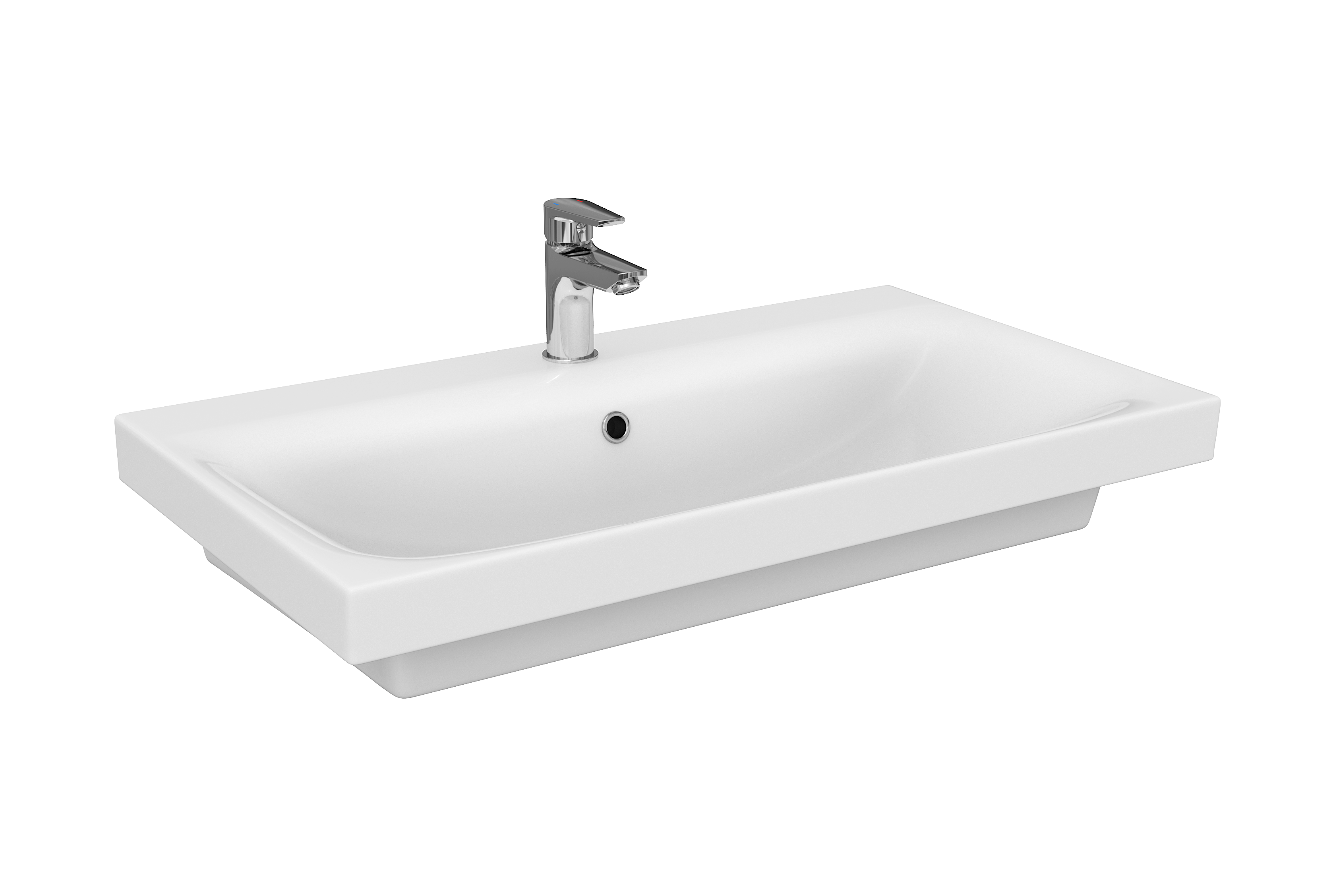 Umywalka ceramiczna Moduo 80 x 45 Cersanit - 3