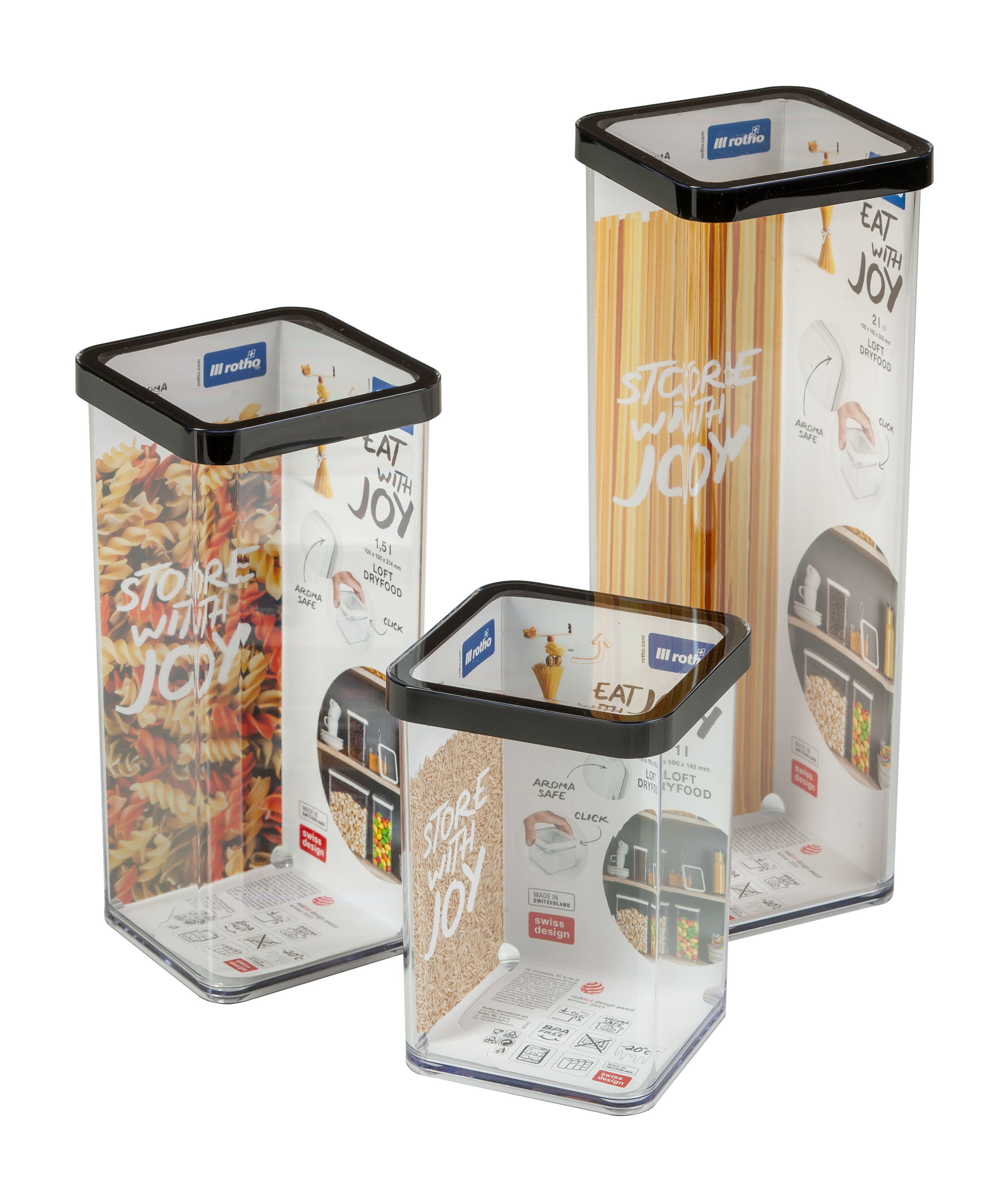 Pojemnik kuchenny na żywność Loft Premium 1 l Rotho - 5