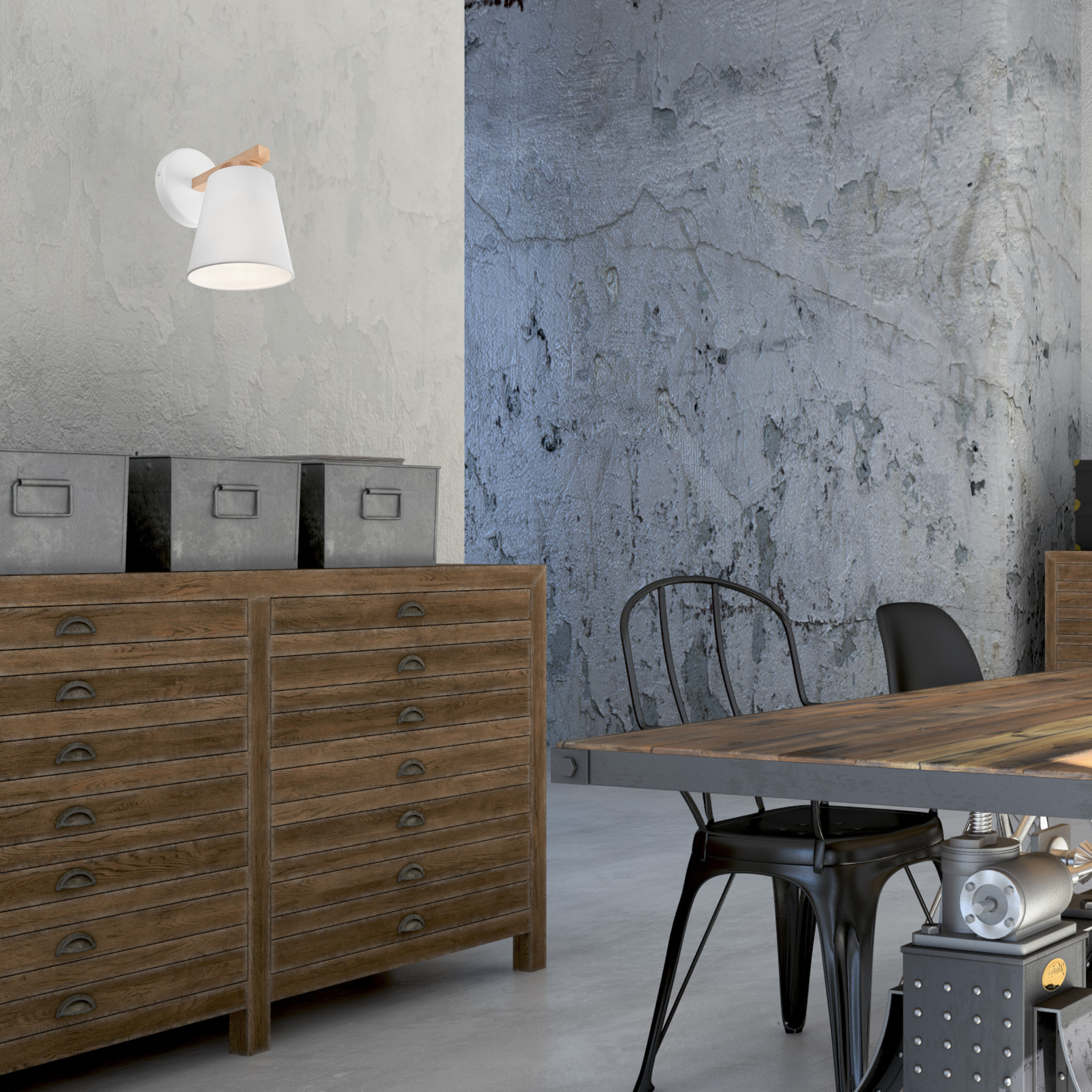 Kinkiet Ellie biały E27 Lamkur - 2